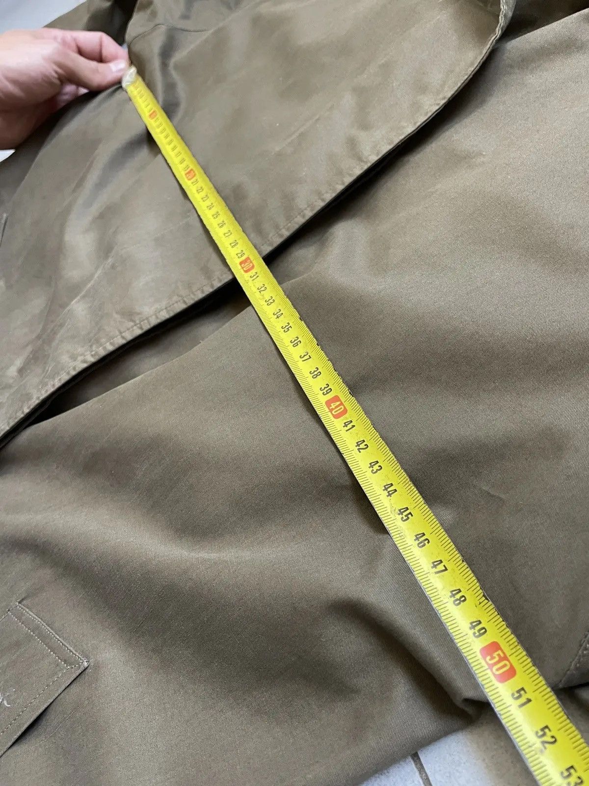 Burberry VINTAGE BURBERRYS KHAKI OLIVE ENGLISH COAT Size US S / EU 44-46 / 1 - 6 Thumbnail