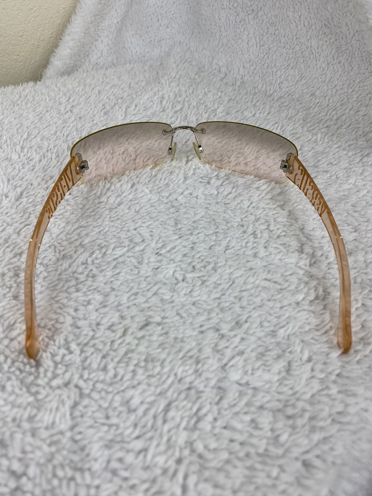 Versus 🔥RARE🔥 Vintage 90s VERSUS by VERSACE Peach Sunglasses Size ONE SIZE - 13 Thumbnail