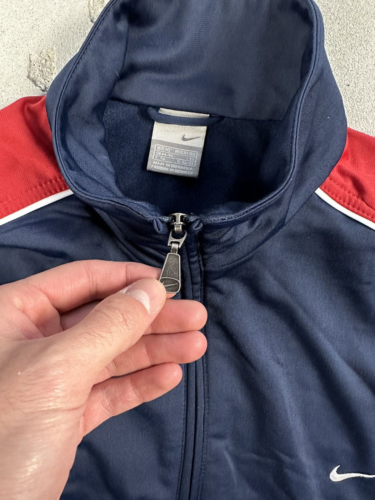 Nike × Vintage Nike drill vintage track suit Size US XL / EU 56 / 4 - 6 Thumbnail