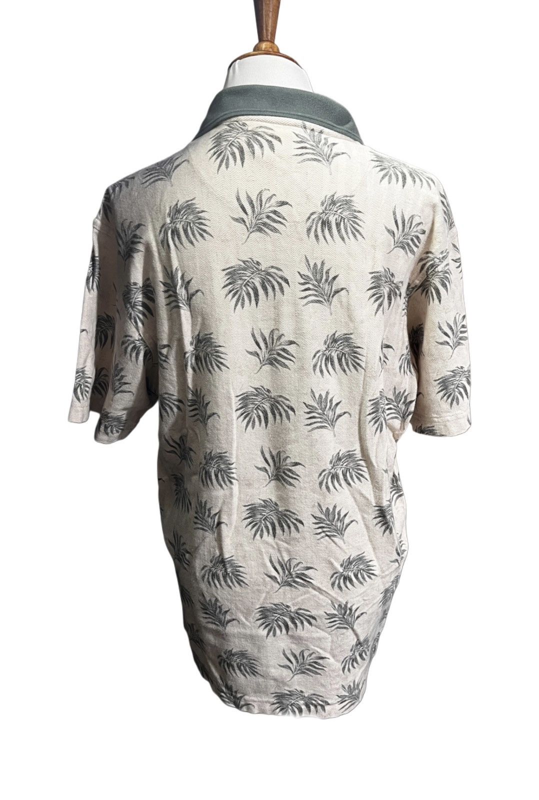 Natural Issue Vintage Palm Leaf Polo Shirt Size US L / EU 52-54 / 3 - 2 Thumbnail