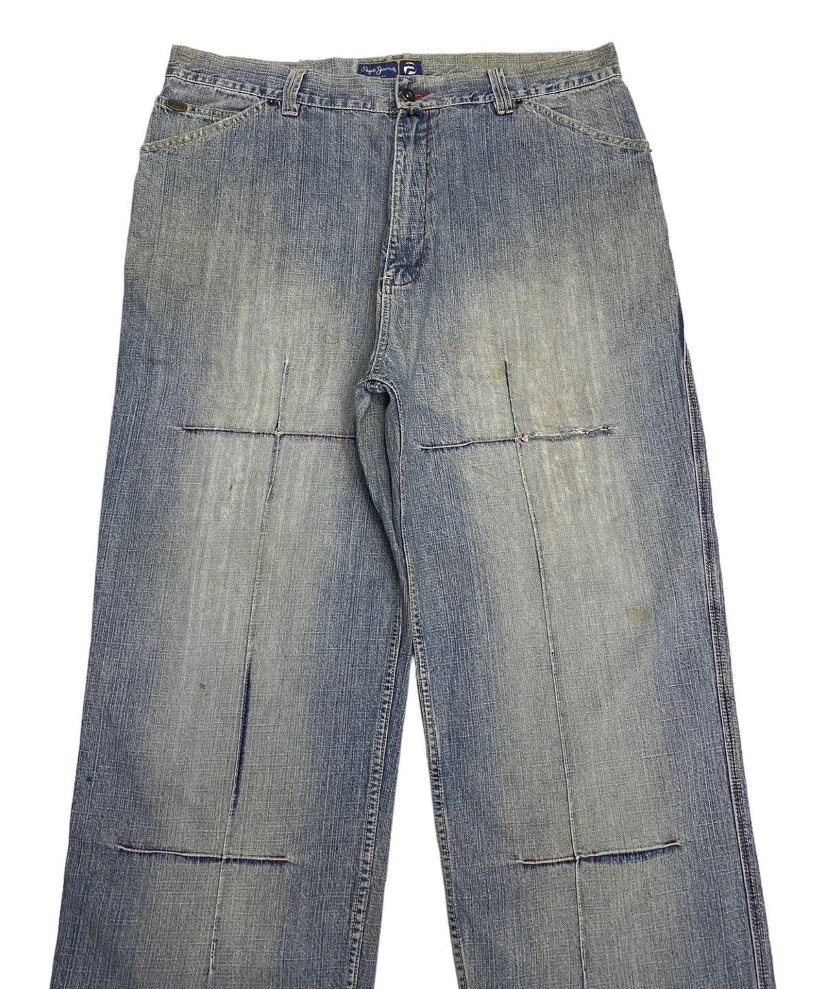 Pepe Jeans BAGGY JEANS PEPE JEANS DISTRESSED DENIM HIP HOP Size US 40 / EU 56 - 4 Thumbnail