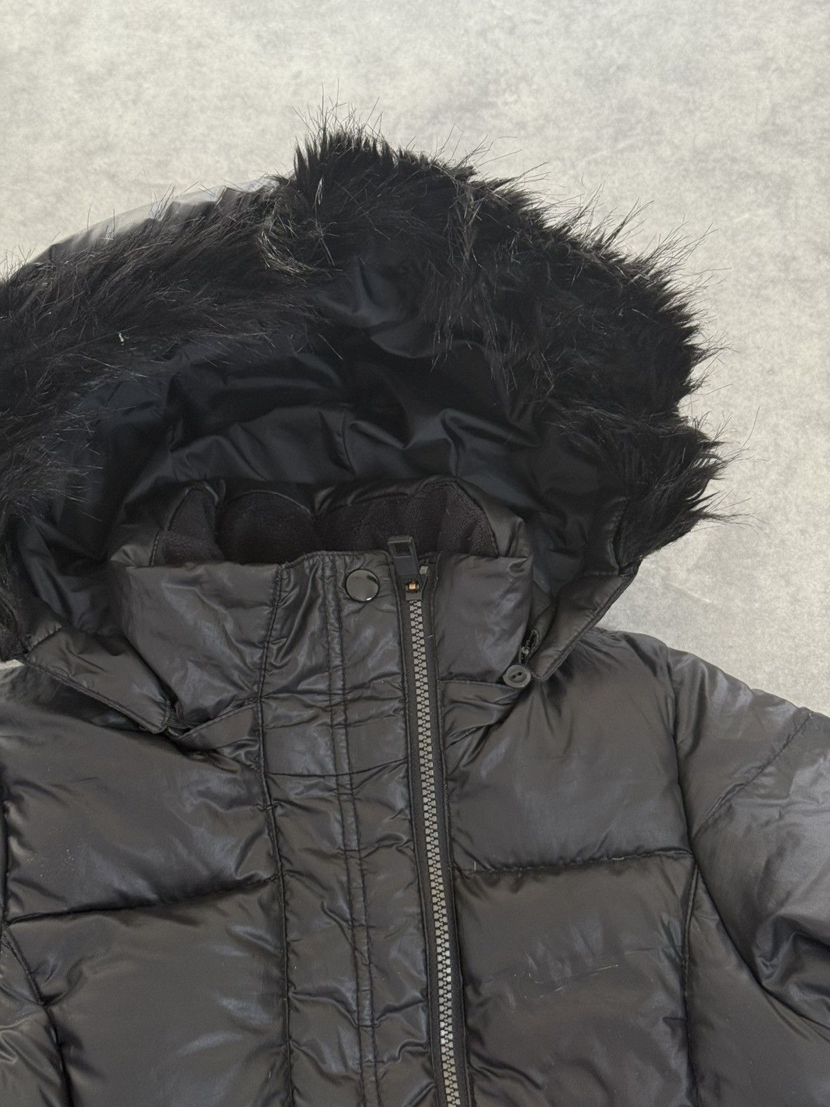 Nike Vintage puffer/bomber jacket nike with fur japan style y2k Size XS / US 0-2 / IT 36-38 - 3 Thumbnail