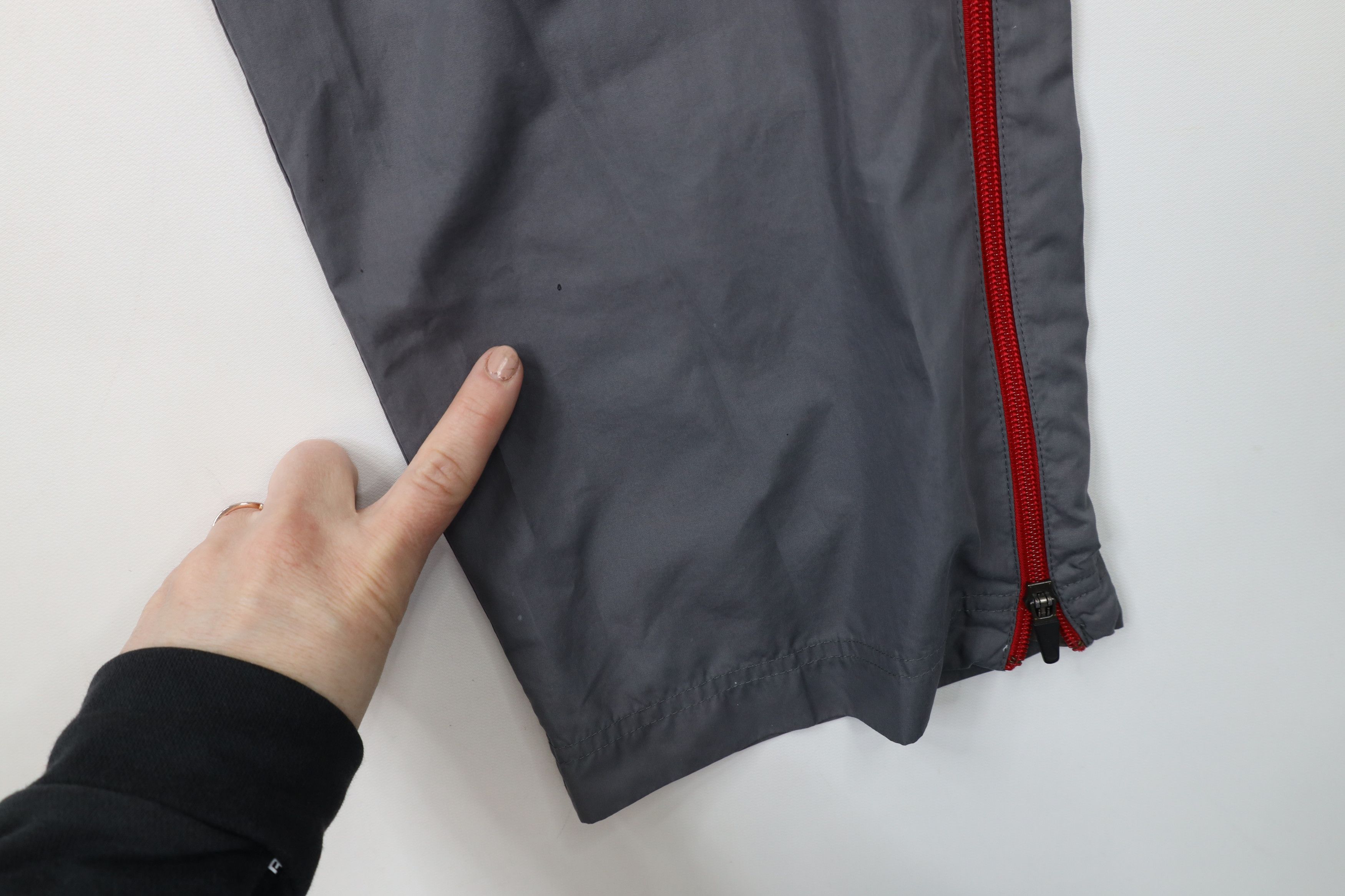 Nike × Vintage Vintage Nike Scott Mini Swoosh Wide Leg Windbreaker Pants Size US 36 / EU 52 - 7 Thumbnail