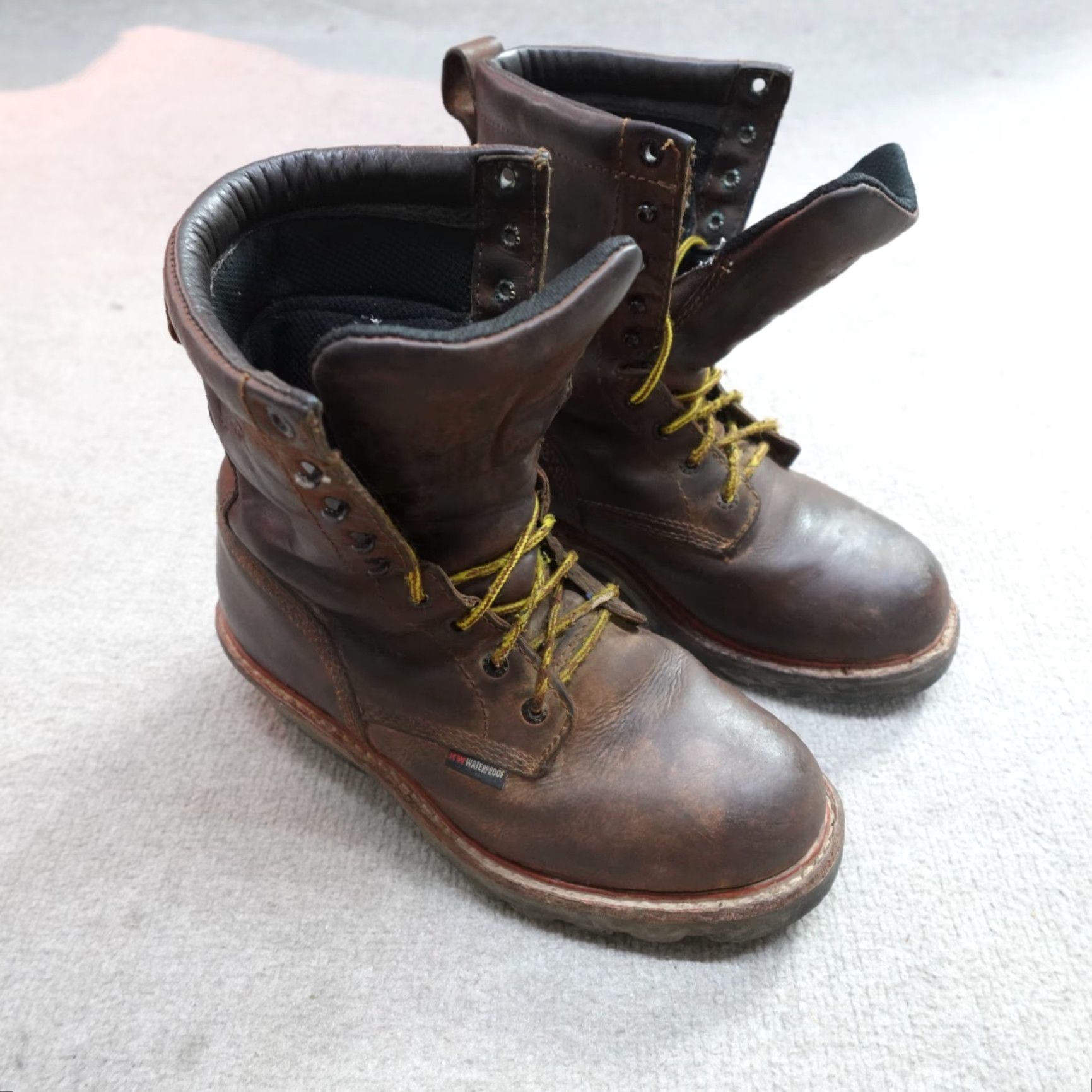 Red Wing Red Wing Shoes Boots 8 Brown Logger 4417 Thinsulate Wool Winter Workwear Mens Chelsea Stubby Boots Size US 8 / EU 41 - 6 Thumbnail