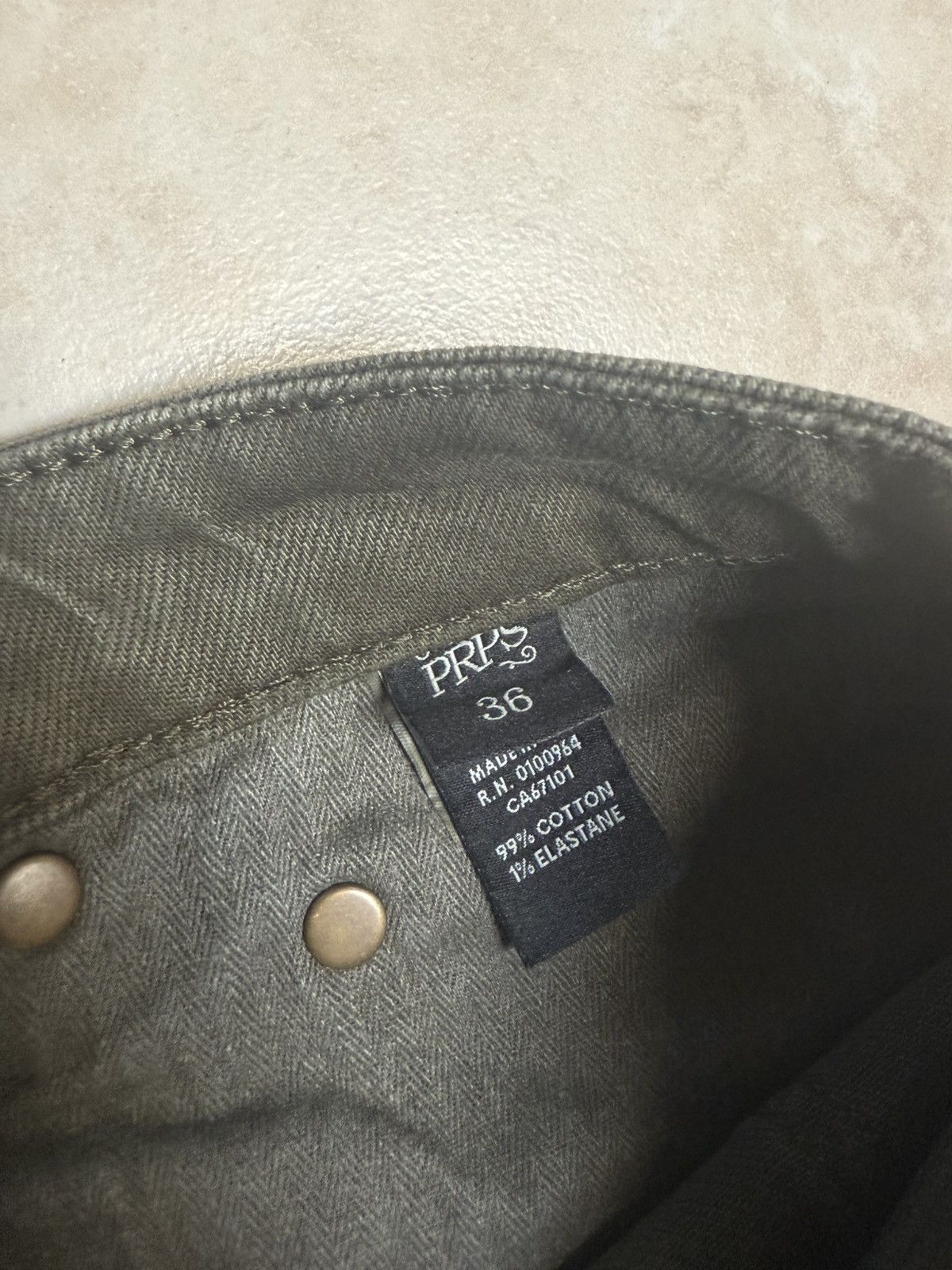 Prps PRPS Olive Green Size US 36 / EU 52 - 8 Thumbnail