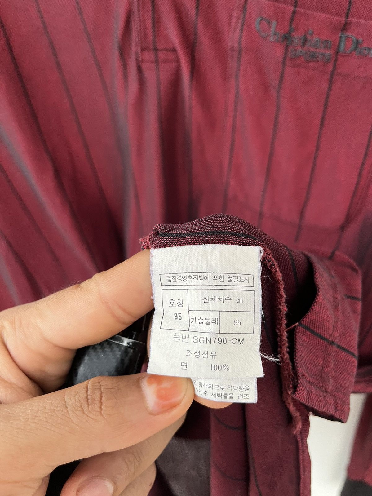Hedi Slimane Vintage Cristian Dior Monsieur Sports LongSleeve Polos Size US M / EU 48-50 / 2 - 6 Thumbnail