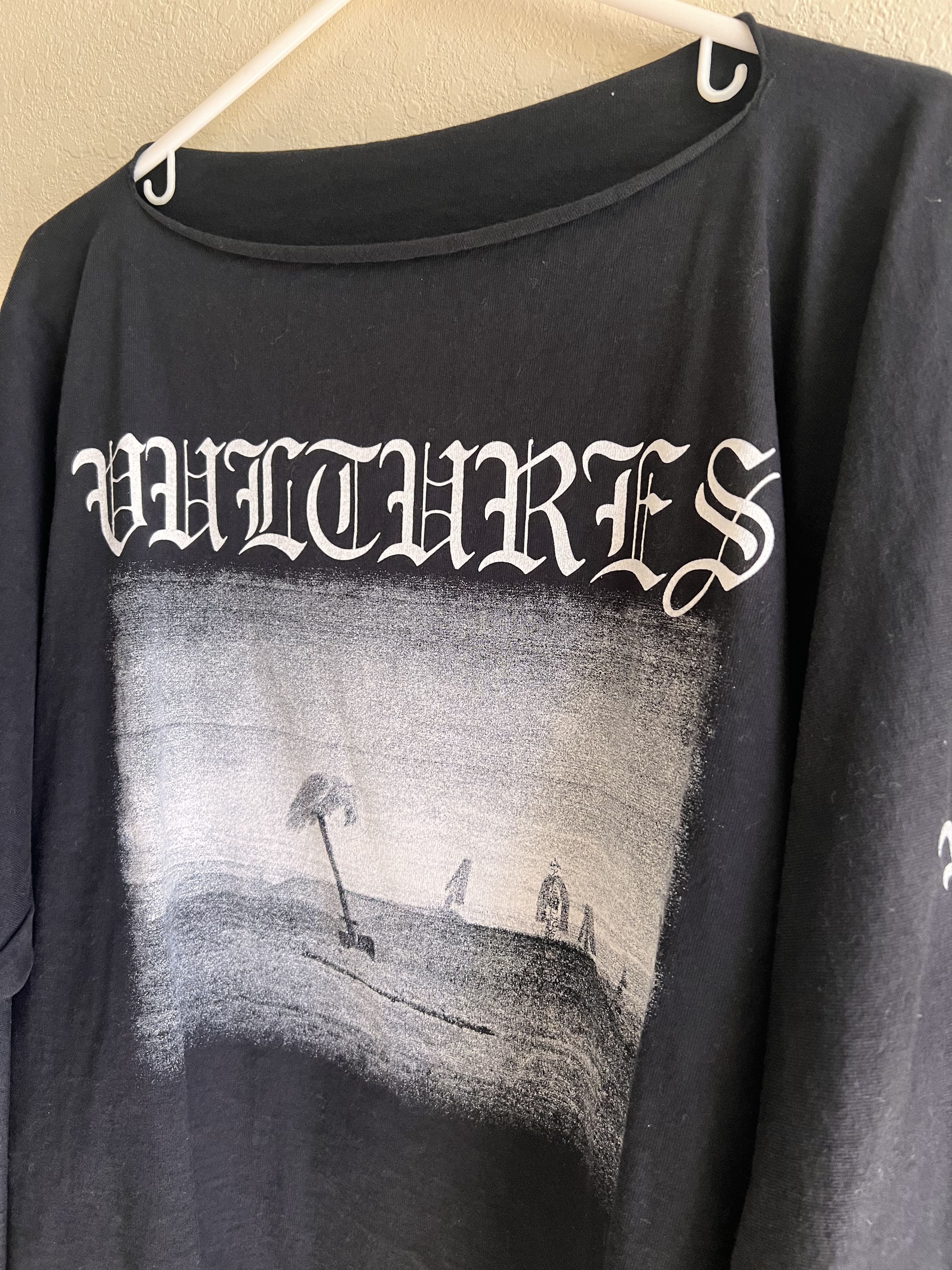 トップス size1 vultures VOLUME 1 LONG SLEEVE TEE Yeezy Vultures Long Sleeve T Shirt Black Kanye West Volume 1