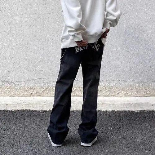 Japanese Brand × Jean Street hip hop cross print jeans Size US 32 / EU 48 - 3 Thumbnail