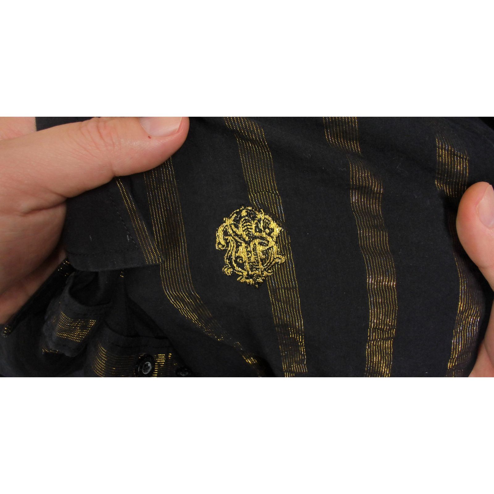 Southpole South Pole Vintage Y2K Metal Thunder Lurex Striped Shirt XXL Size US XXL / EU 58 / 5 - 11 Thumbnail