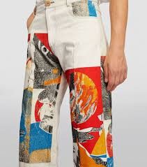 Bethany Williams o1mle0424 Bell Tent Jeans in Multicolor Size US 30 / EU 46 - 2 Thumbnail