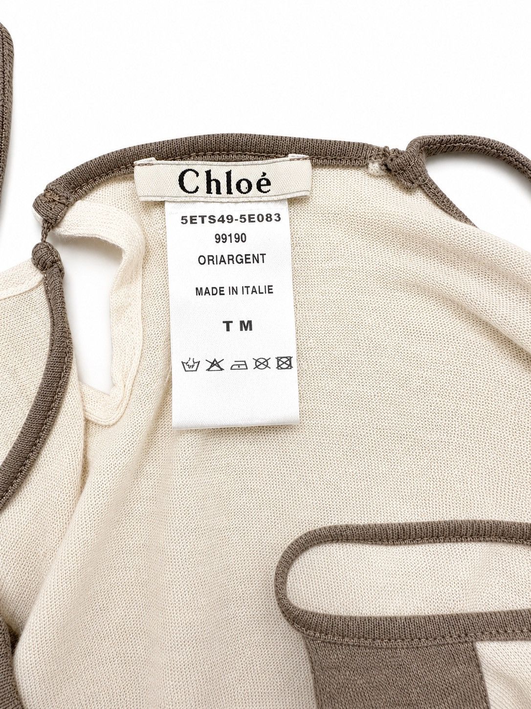 Chloe Chloé Archive Colorblock Knit Camisole Top–Made in Italy 🇮🇹 Size M / US 6-8 / IT 42-44 - 4 Thumbnail