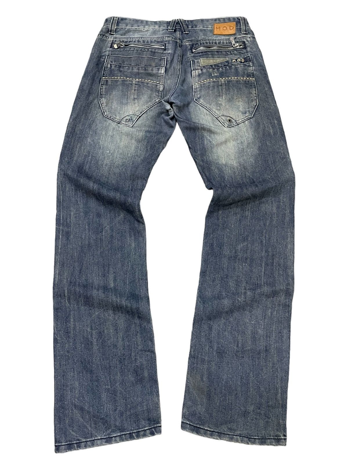 Hysteric Glamour × Japanese Brand × PPFM MOD Japan Large Multi Pocket Wash Jeans Size US 34 / EU 50 - 2 Thumbnail
