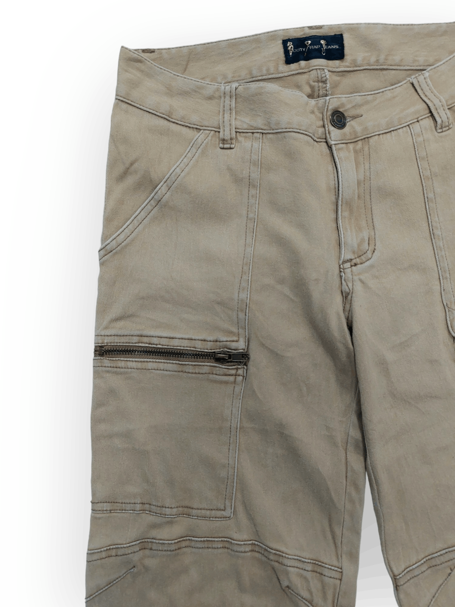 Designer Booty Trap Jeans Multipocket Bootcut Leg Pants Size 27" / US 4 / IT 40 - 8 Thumbnail