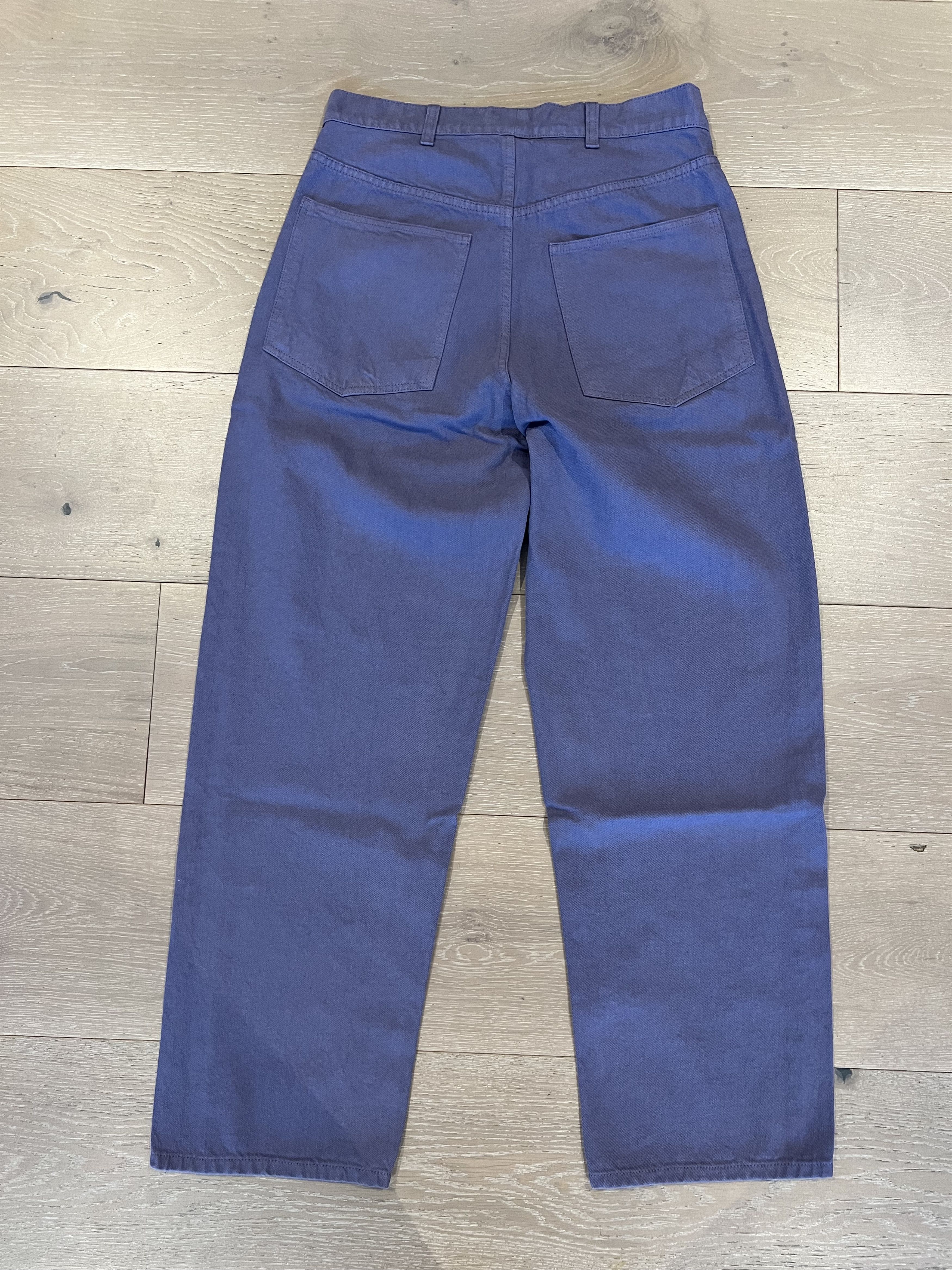 Tres Bien 💚 Très Bien Everywear Twisted 5 Pocket Work Pant Purple NEW Size US 32 / EU 48 - 8 Thumbnail