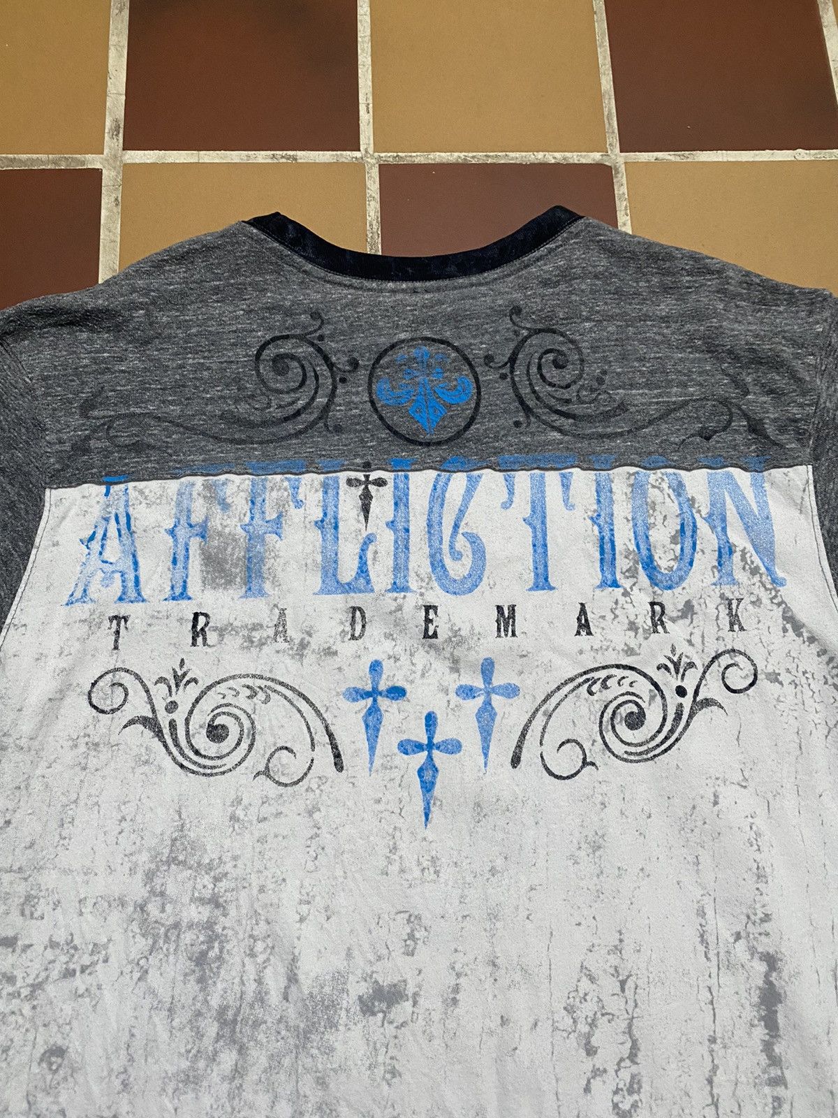 Affliction × Vintage CRAZY Y2K Affliction Jesse Pinkman Vintage T-Shirt Size US XL / EU 56 / 4 - 4 Thumbnail
