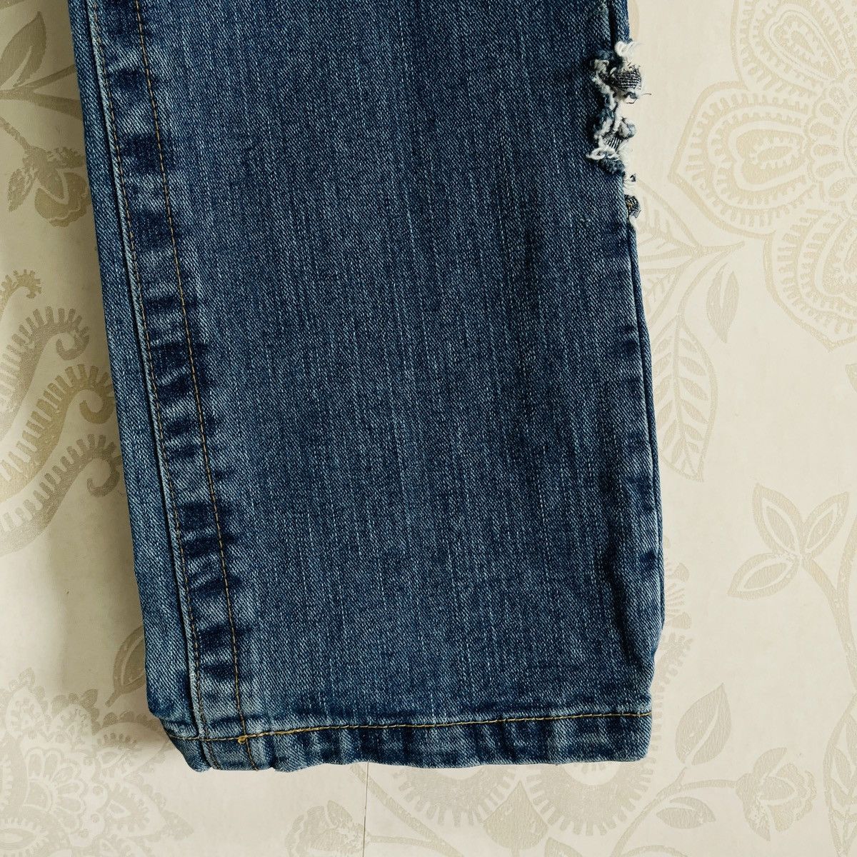Vintage Vintage Karakuri Koi Fish Yakuza Denim Jeans Size US 32 / EU 48 - 14 Thumbnail