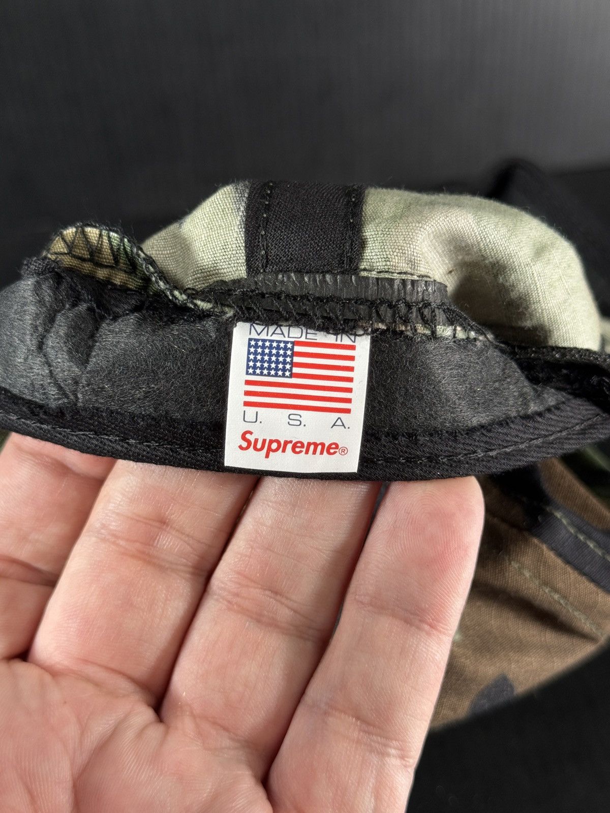 Supreme SUPREME SS17 PANDA 5-PANEL RIPSTOP CAMO HAT BRAND NEW Size ONE SIZE - 9 Thumbnail