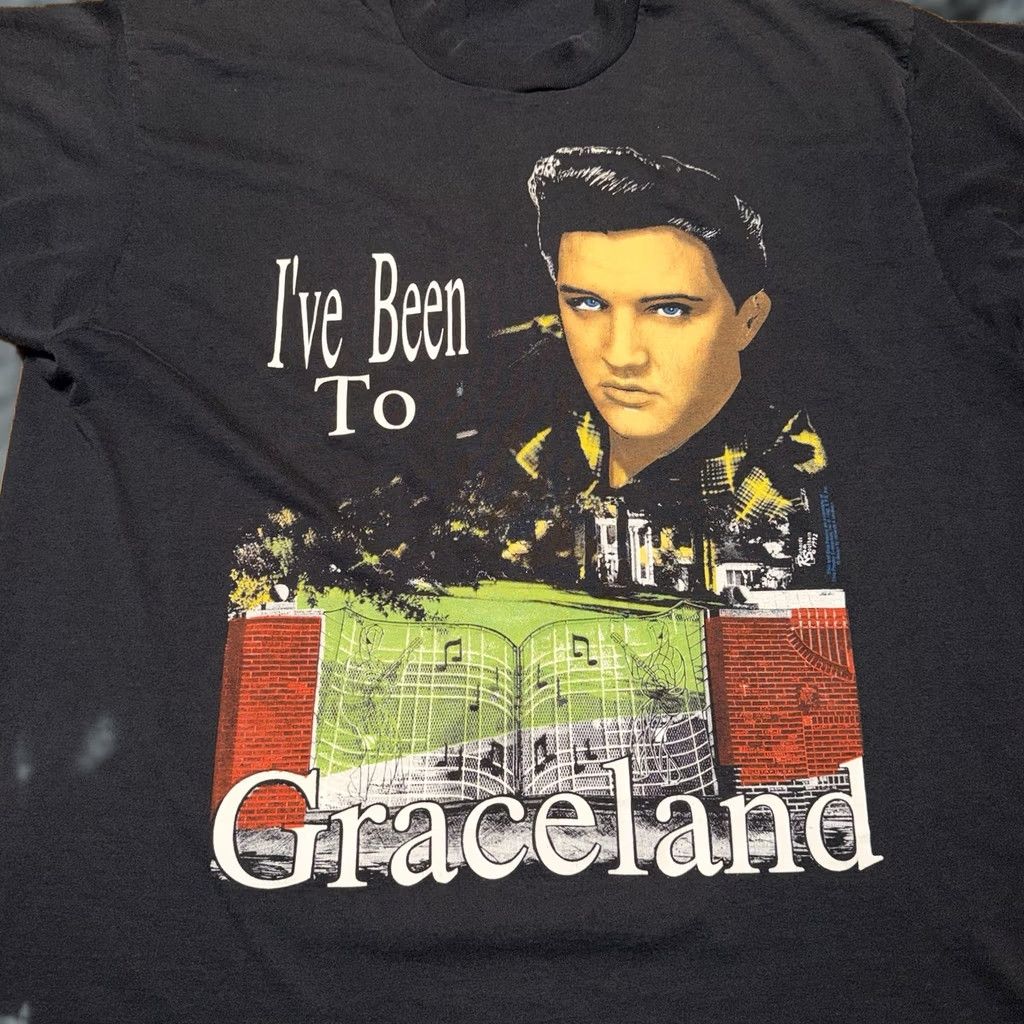 Vintage VINTAGE Elvis Presley Shirt 2XL Black I’ve Been To Graceland Single Stitch T Shirt Mens Size US XXL / EU 58 / 5 - 1 Thumbnail
