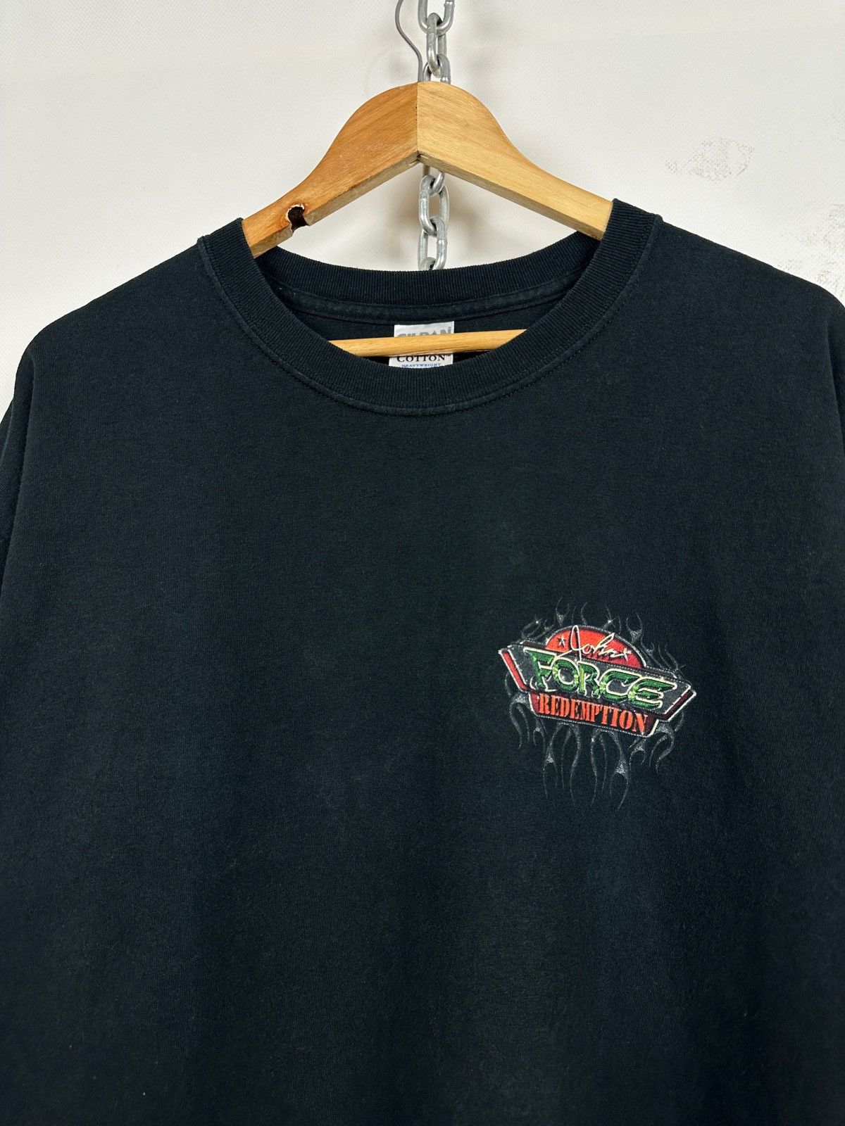 NASCAR 2004 Vintage John Force Redemption Tour NASCAR Ford T-Shirt Size US XL / EU 56 / 4 - 14 Thumbnail