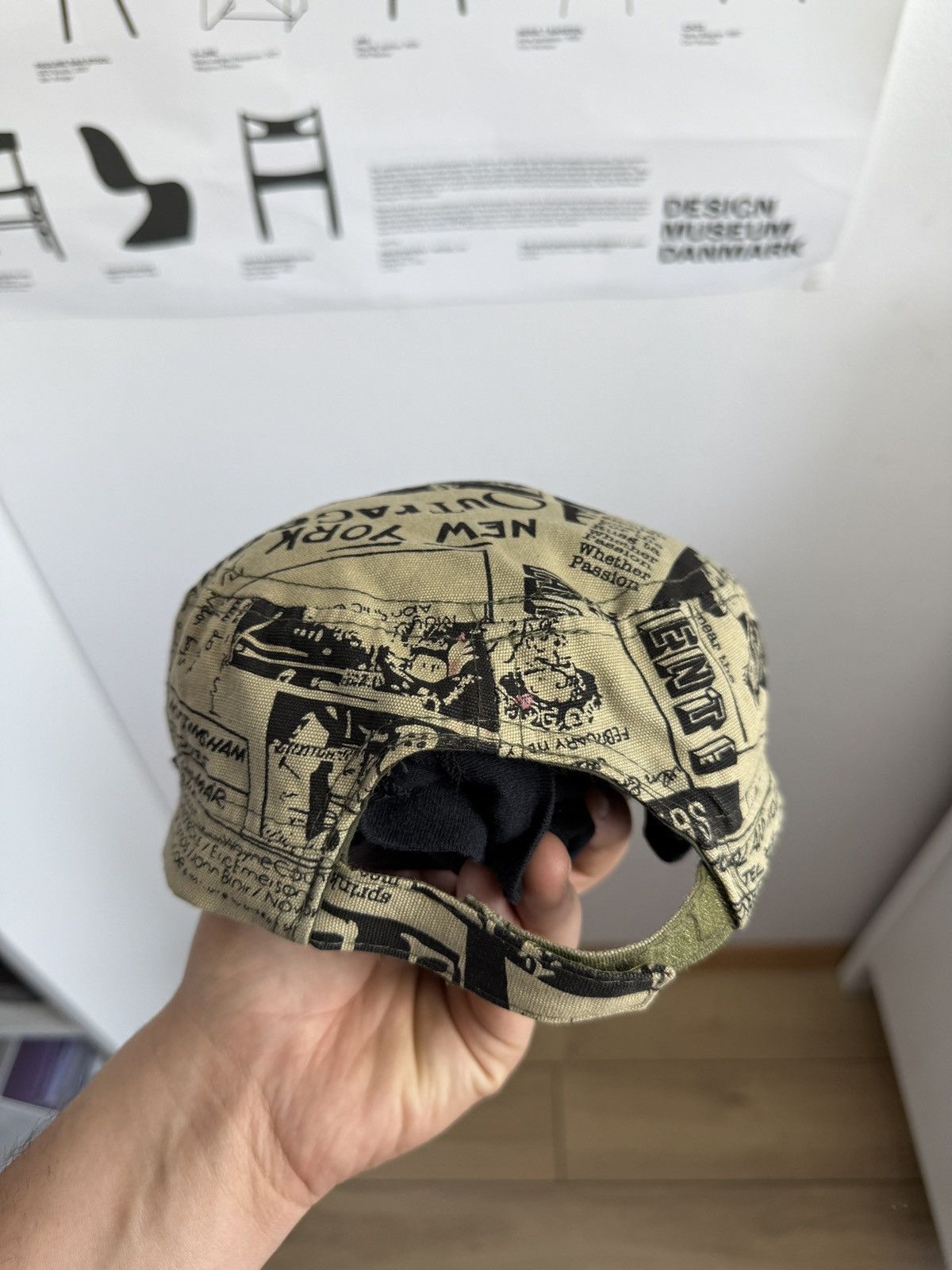 Japanese Brand Vintage y2k all over print japanese grunge opium cap hat rare Size ONE SIZE - 5 Thumbnail