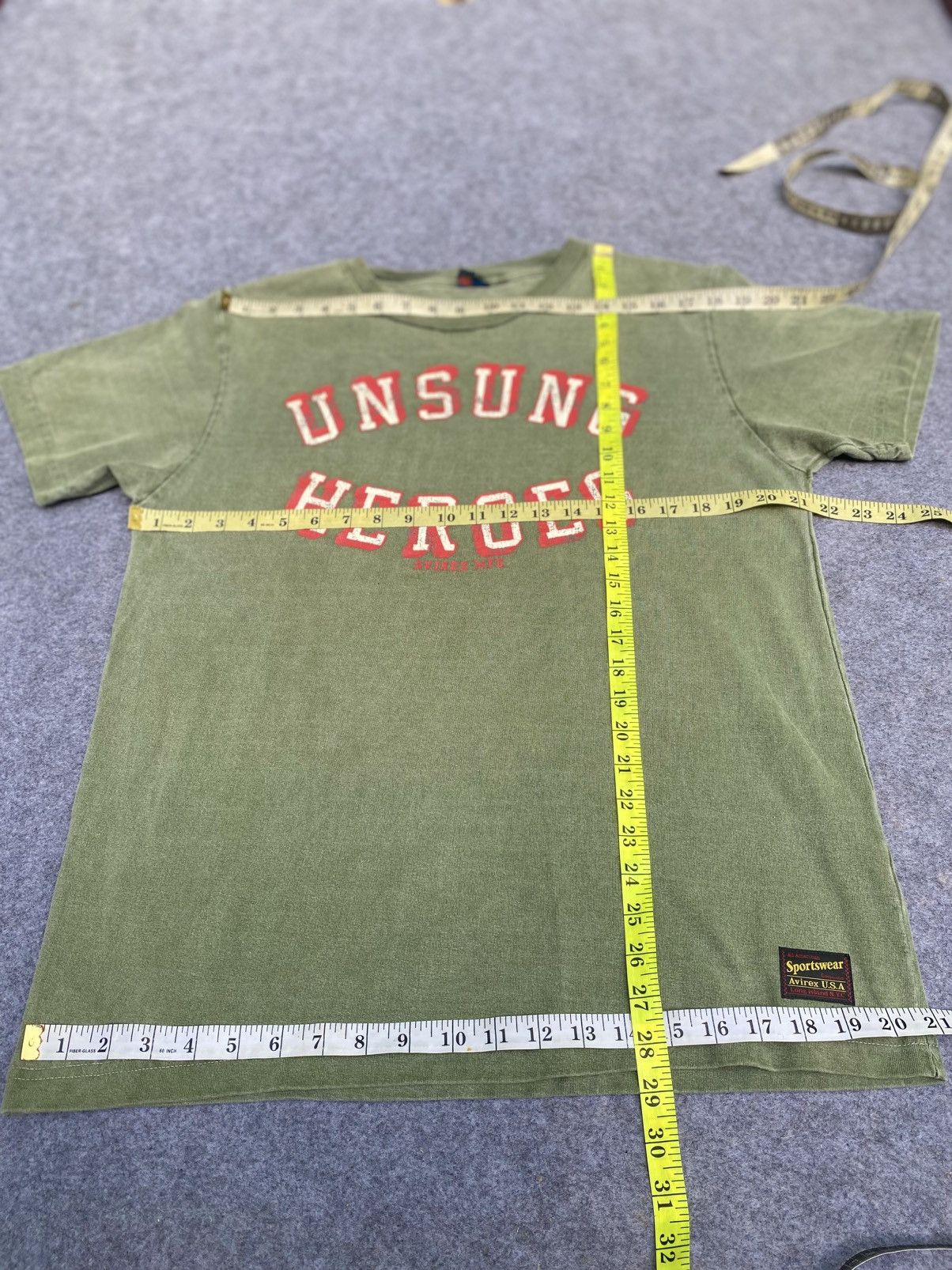 Avirex Avirex unsung heroes tee Size US XL / EU 56 / 4 - 18 Thumbnail