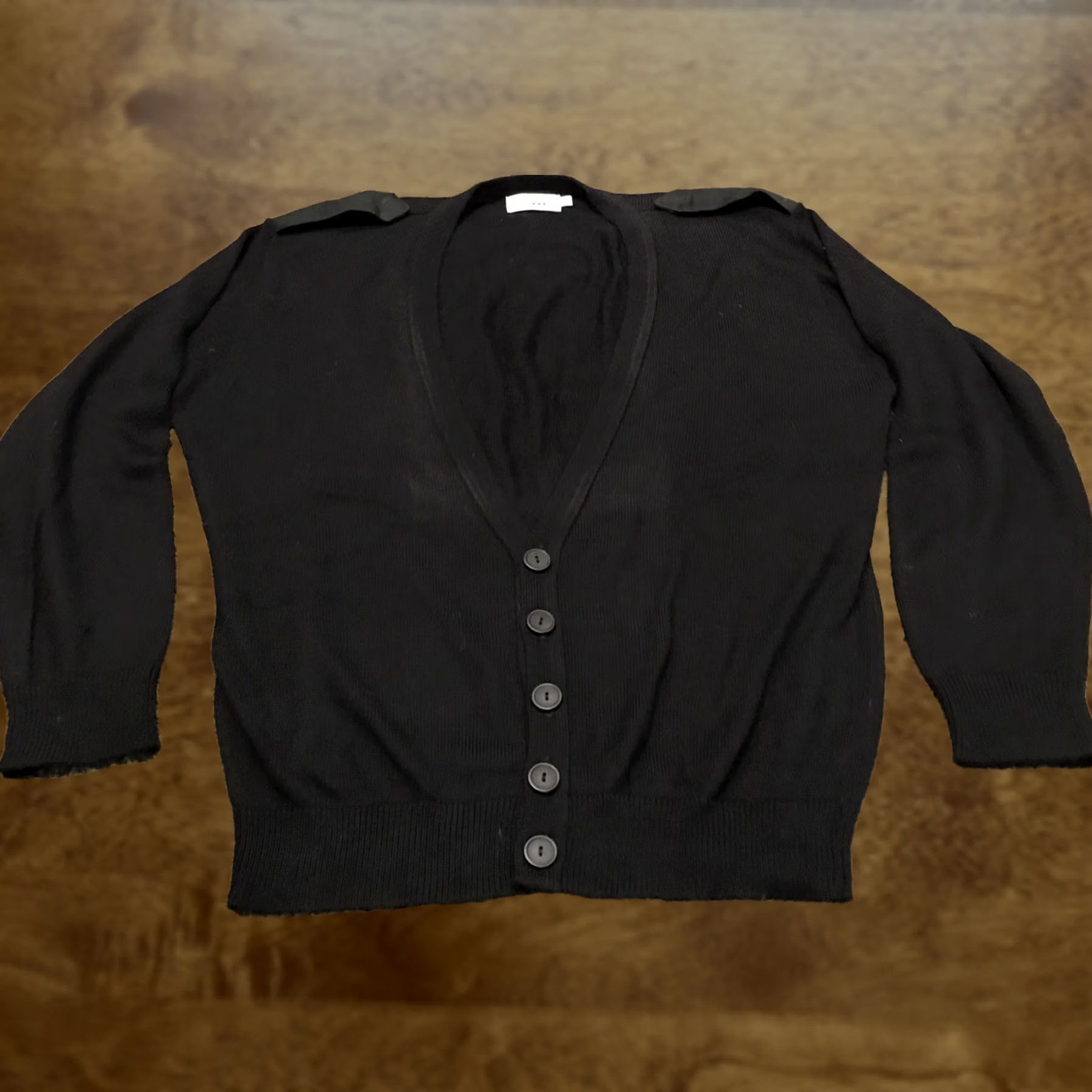 Vintage VINTAGE Crew Gear Sweater Cardigan Black Stewardess/Flight Attendant A30 XL Size XL / US 12-14 / IT 48-50 - 1 Thumbnail