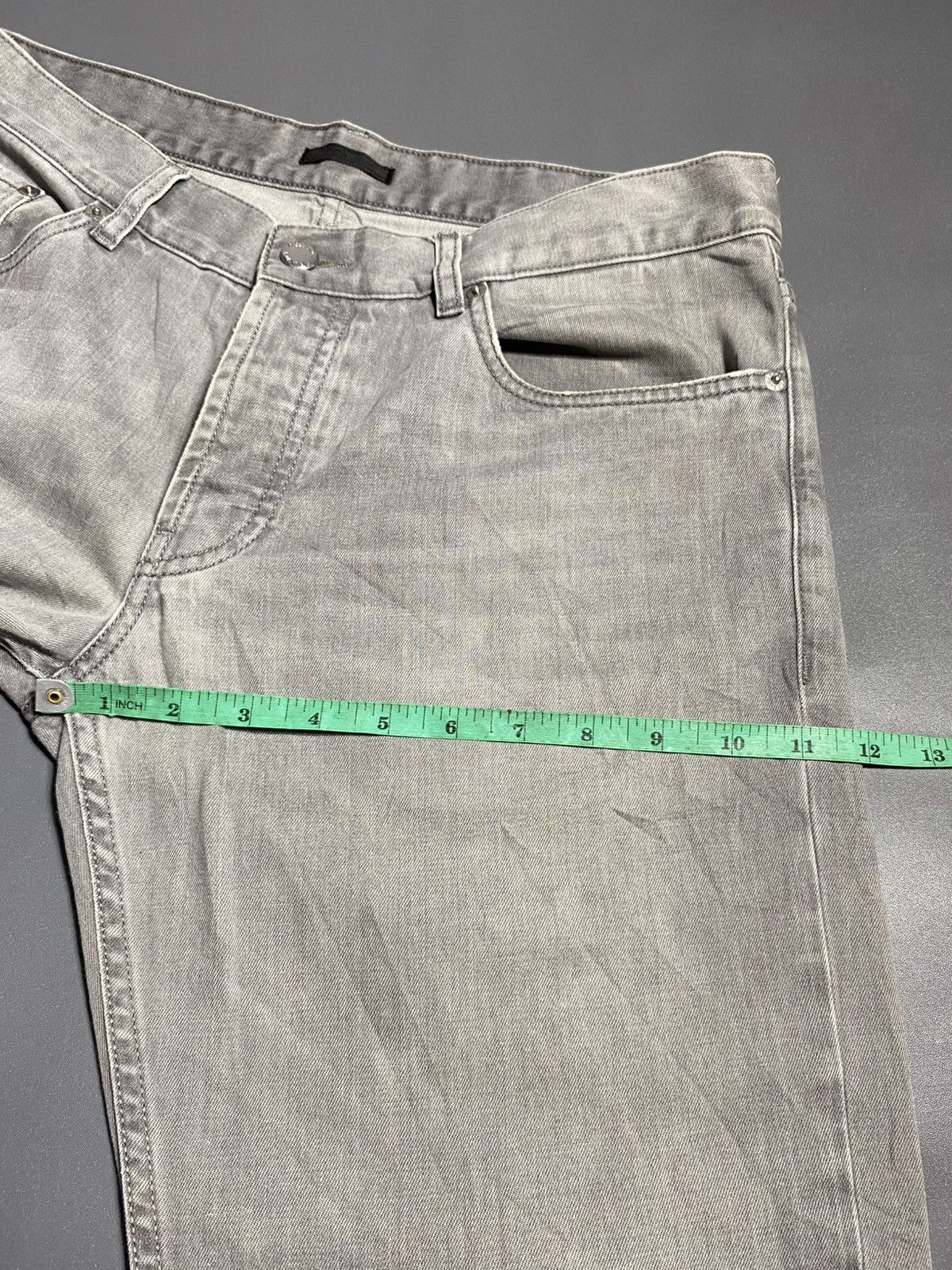 Prada Prada Washed Grey Classic Fit Jeans Size US 32 / EU 48 - 19 Thumbnail