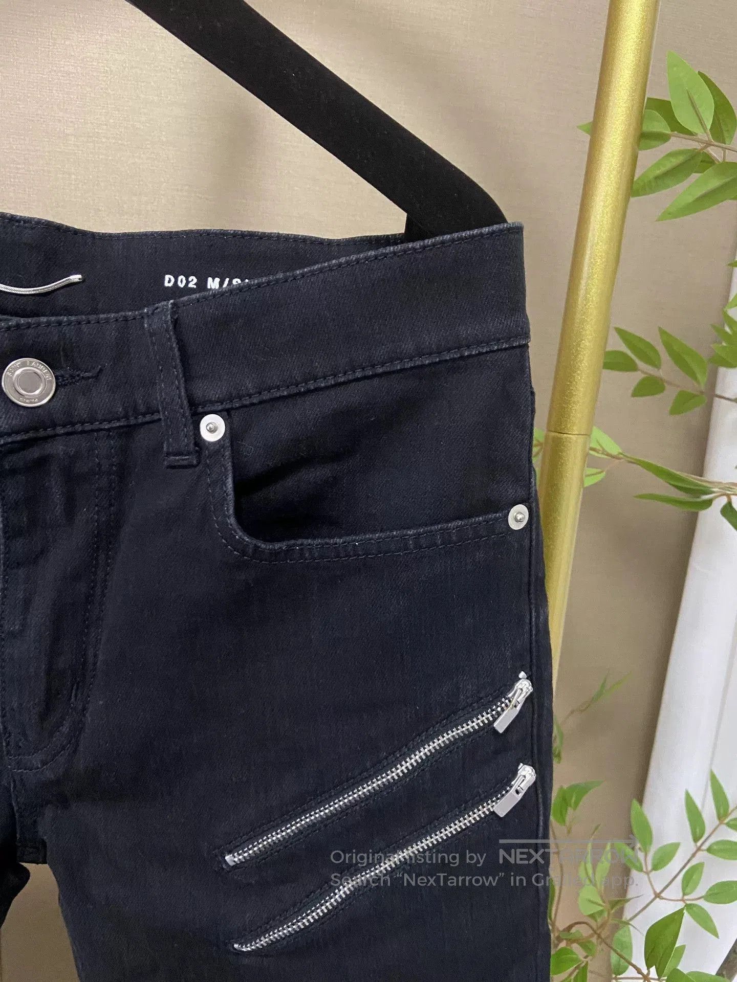 Saint Laurent Paris Saint Laurent Five-Zipper Black Jeans. Size US 30 / EU 46 - 4 Thumbnail