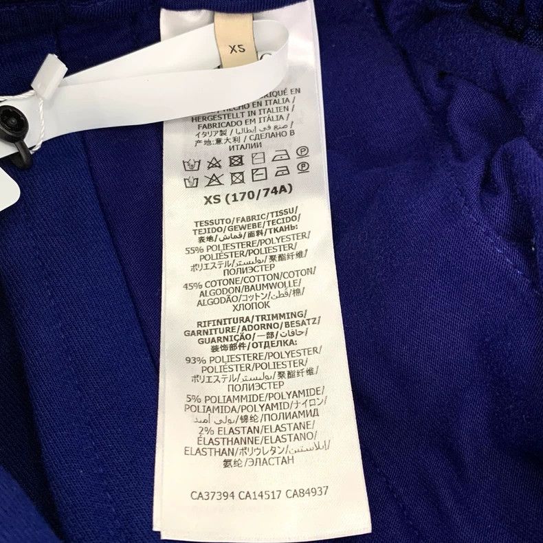 Gucci Gucci Size XS Logo embroidered striped blue casual pants s Size US 27 - 7 Thumbnail