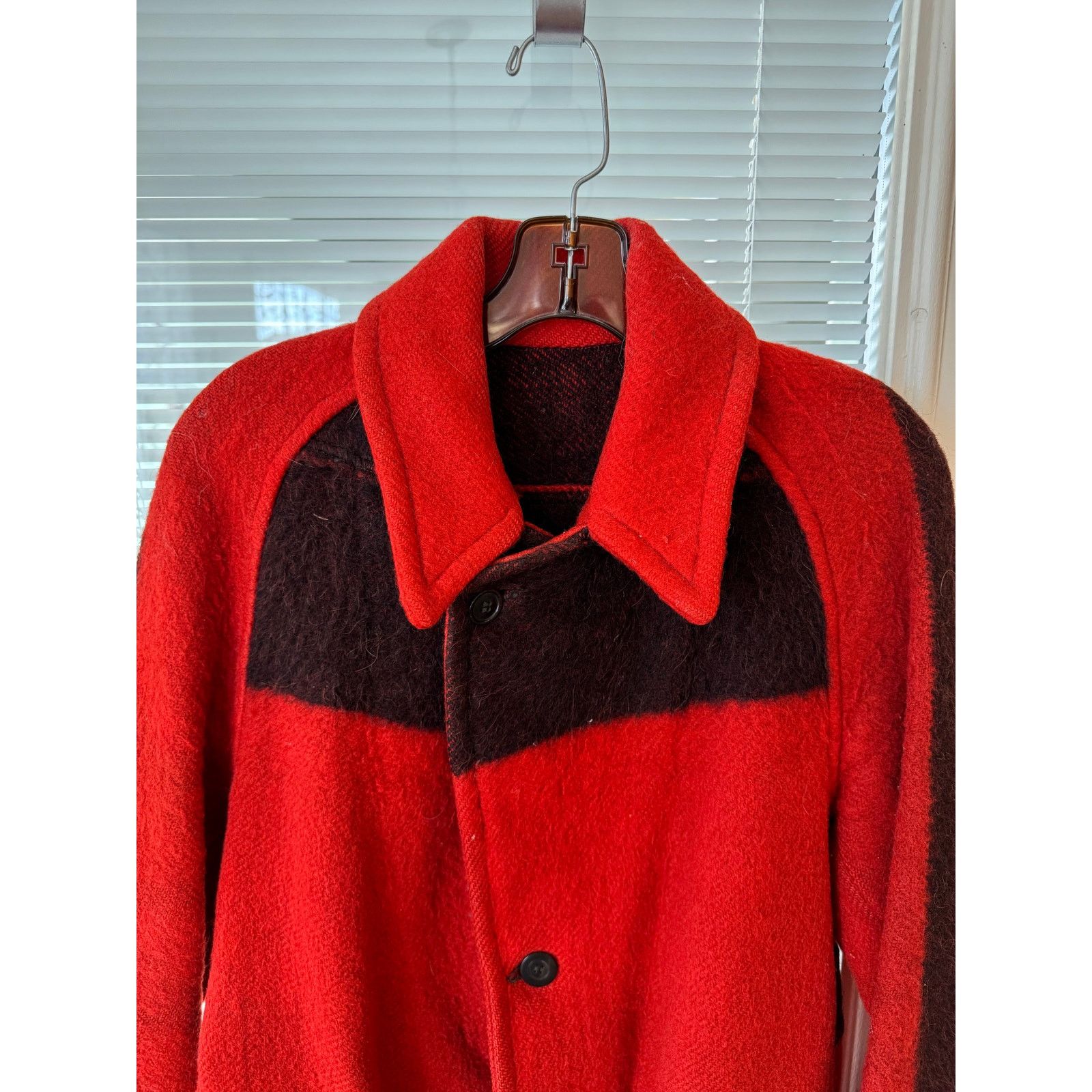 Hudsons Bay Vintage 1940s Hudson's Bay point blanket wool jacket S/XS Size US XS / EU 42 / 0 - 9 Thumbnail