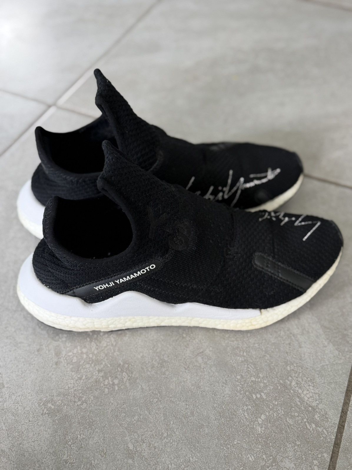 Adidas Y-3 Yohji Yamamoto Reberu Sneaker Black US 9 Slip-On