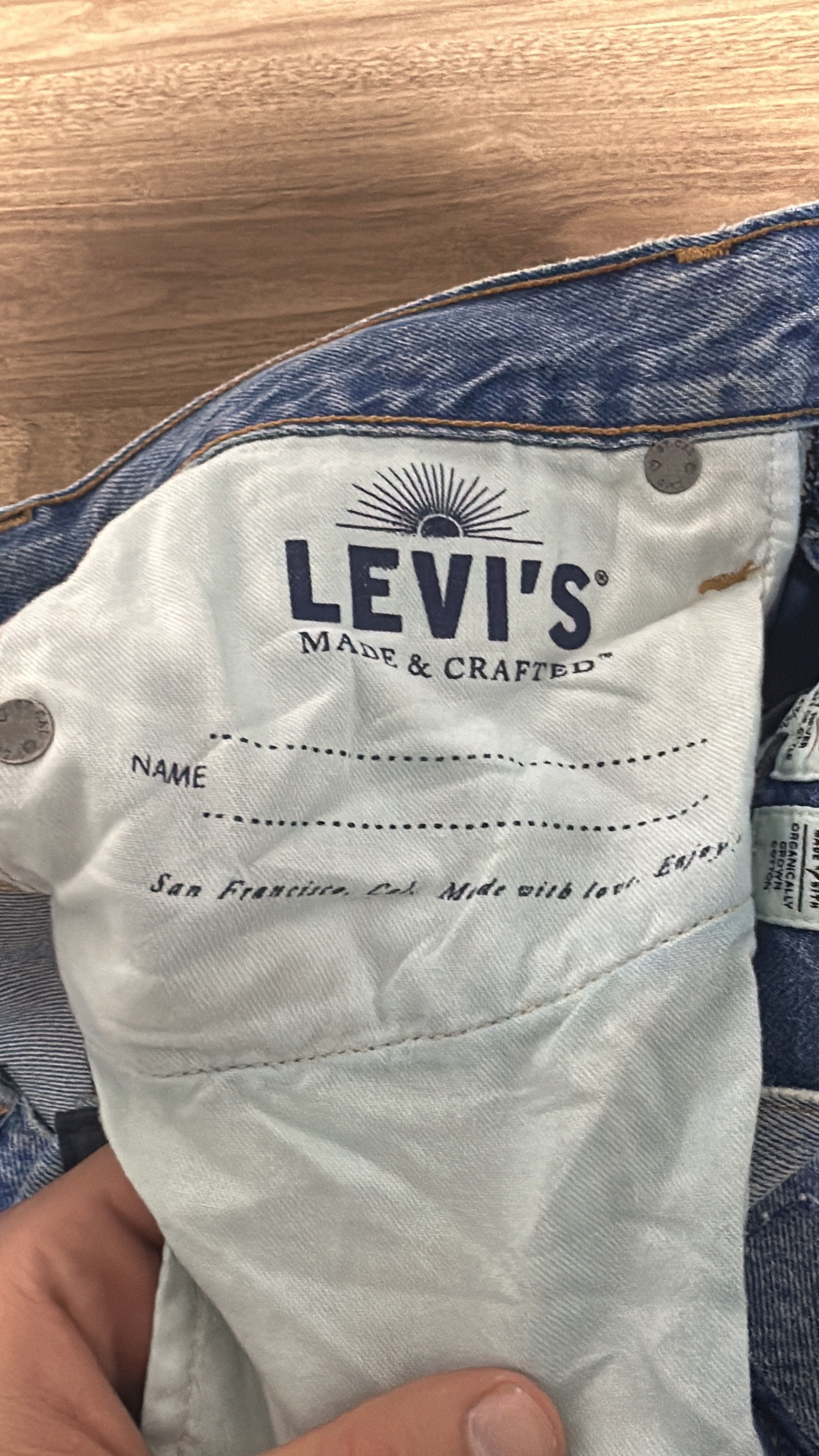 Levi's Made & Crafted Levis Made And Crafted High Rise Straight Jeans 29/32 Size US 29 - 9 Thumbnail