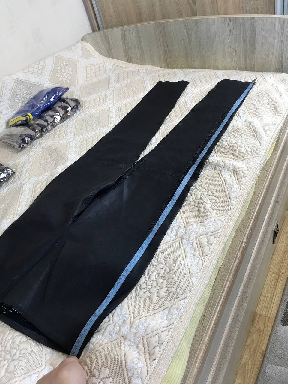 Lauren Ralph Lauren × Polo Ralph Lauren × Ralph Lauren Black Label 🔥 Lauren Ralph Lauren Skinny Leather Ankle Pants Stretch Size 27" / US 4 / IT 40 - 16 Thumbnail