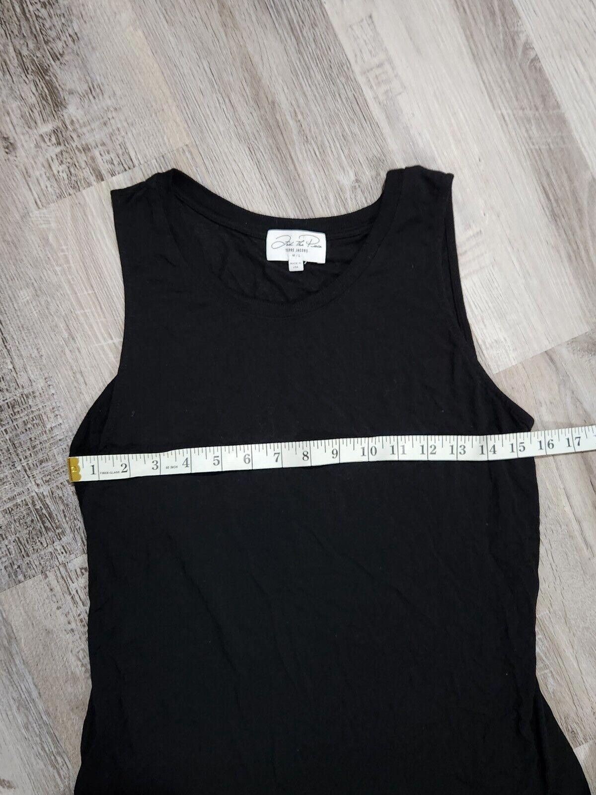Designer Feel the piece terre jacobs Tank Top Medium Large Black Size L / US 10 / IT 46 - 4 Thumbnail