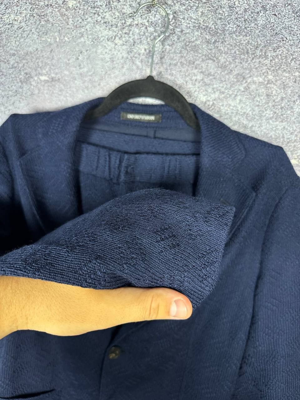 Emporio Armani Emporio Armani Women's Blue Double Knit Lana Wool Suits Size M / US 6-8 / IT 42-44 - 10 Thumbnail