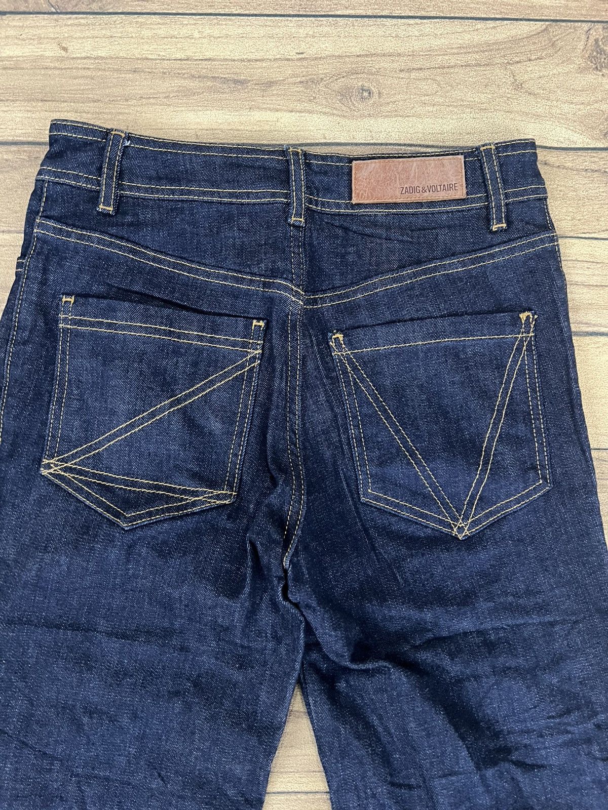 Zadig & Voltaire Zadig and voltaire cropped 7/8 ZV logo denim pants Size 24" / US 00 / IT 34 - 2 Thumbnail