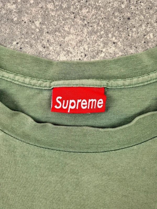 Supreme Supreme Men's Khaki Green Basquiat Tee 1996 T-Shirt Size M Size US M / EU 48-50 / 2 - 4 Thumbnail