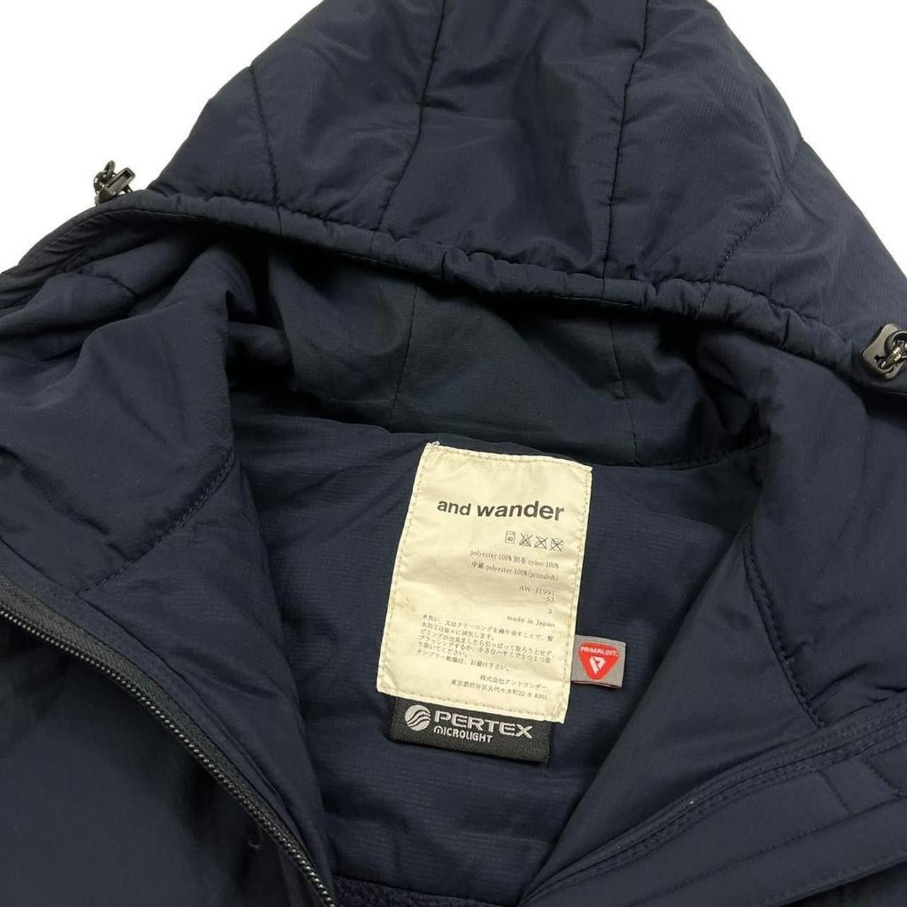 And Wander And Wander Navy Hooded Top Fleece Jacket - Size 3 (Medium) Size US M / EU 48-50 / 2 - 6 Thumbnail