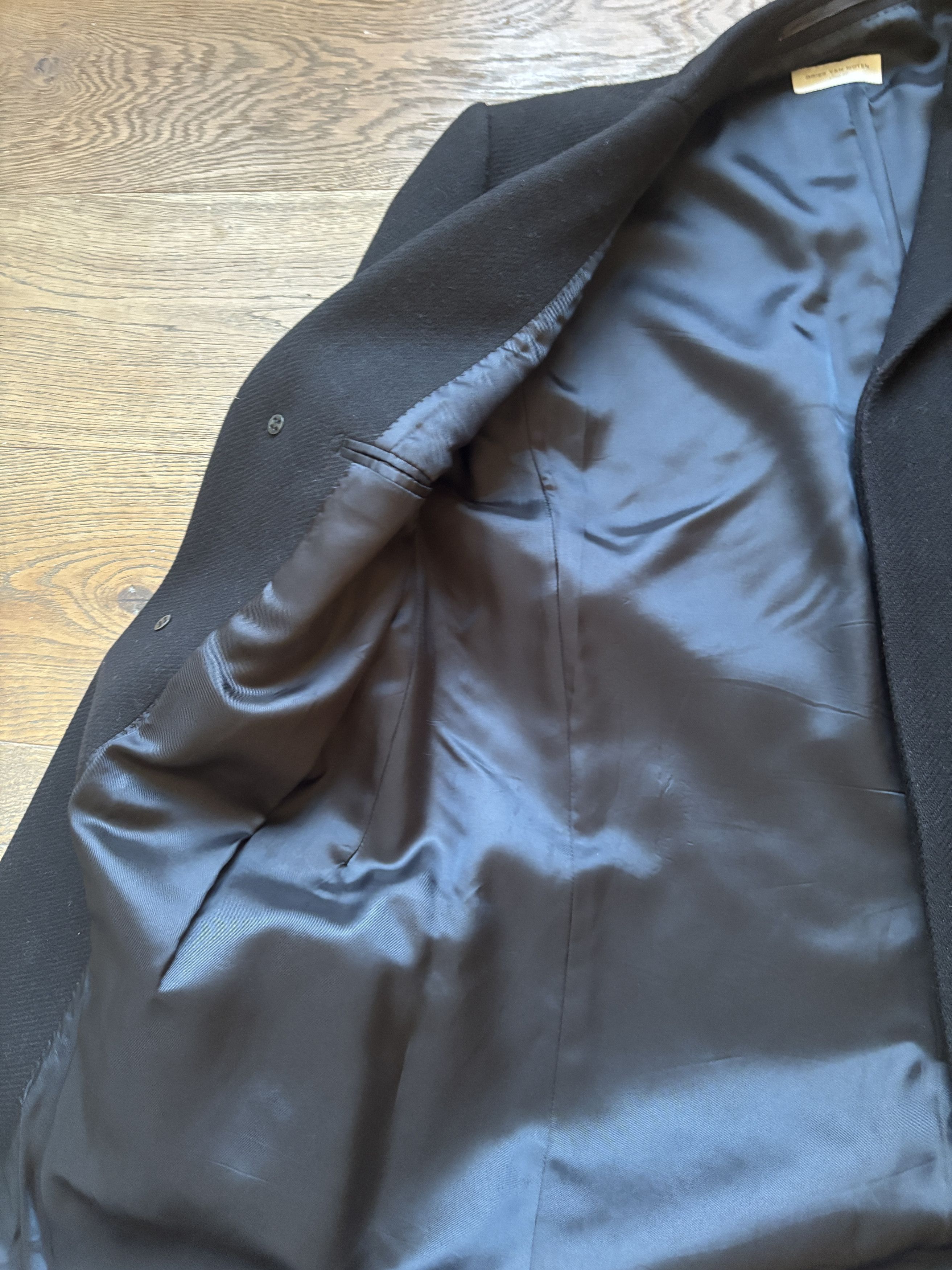 Dries Van Noten Dries Van Noten wool single breasted coat mens, size 50 Size US M / EU 48-50 / 2 - 7 Thumbnail