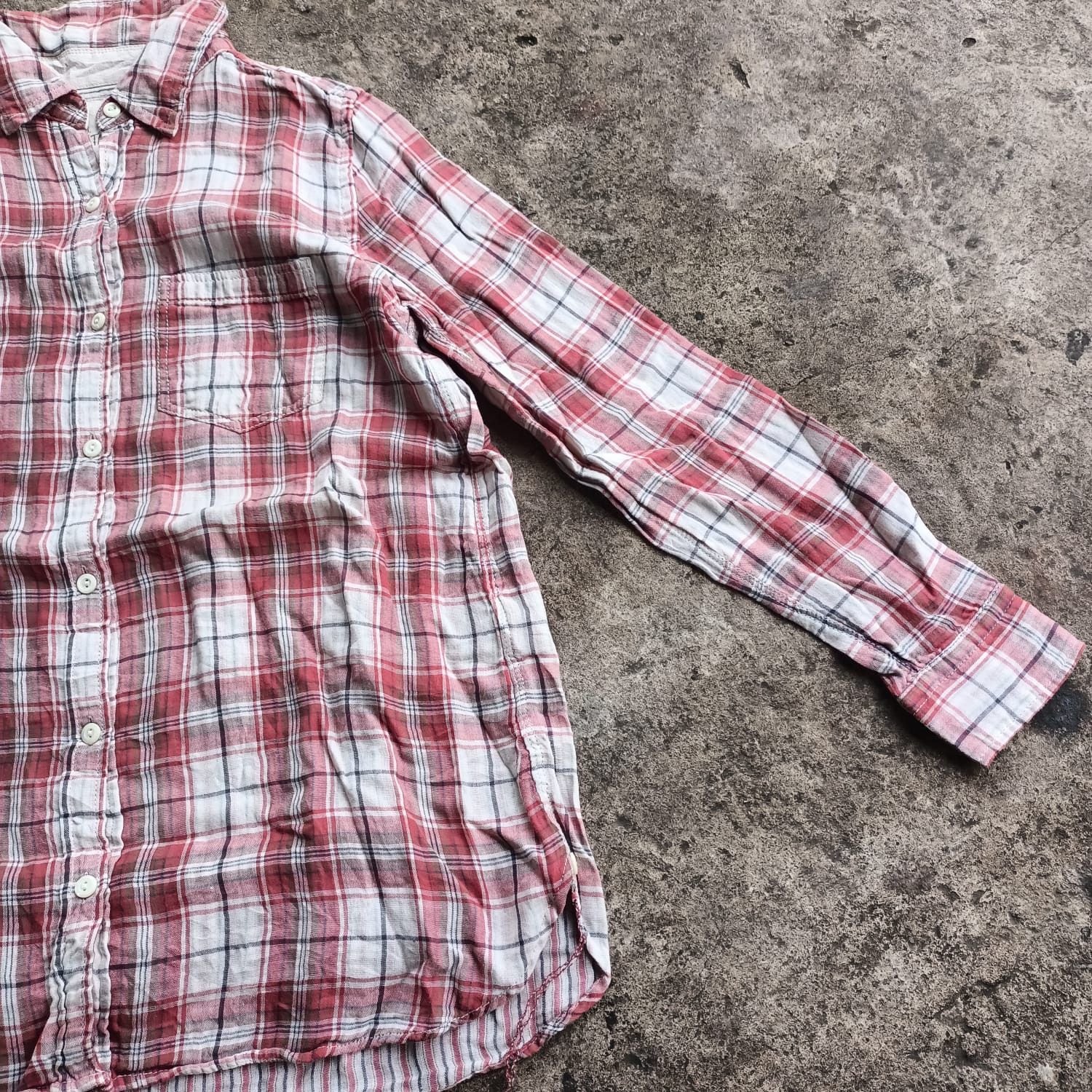 If Six Was Nine × Japanese Brand × Le Grande Bleu (L.G.B.) 00s GOA plaid L/s shirt Size US S / EU 44-46 / 1 - 5 Thumbnail