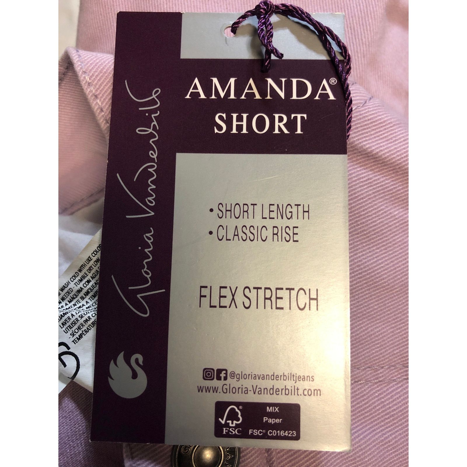 Gloria Vanderbilt womans gloria Vanderbilt short Size 32" / US 10 / IT 46 - 7 Thumbnail