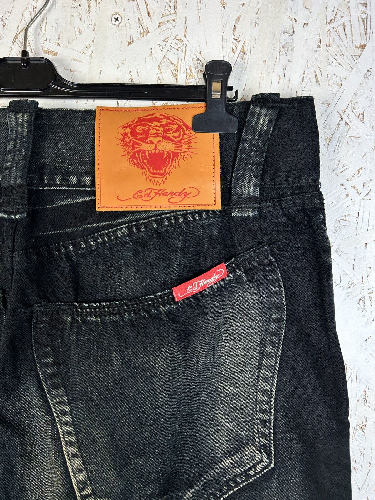 Christian Audigier Vintage Ed Hardy By Audigier Rhinestone Tiger Jeans 38 Size US 38 / EU 54 - 9 Thumbnail