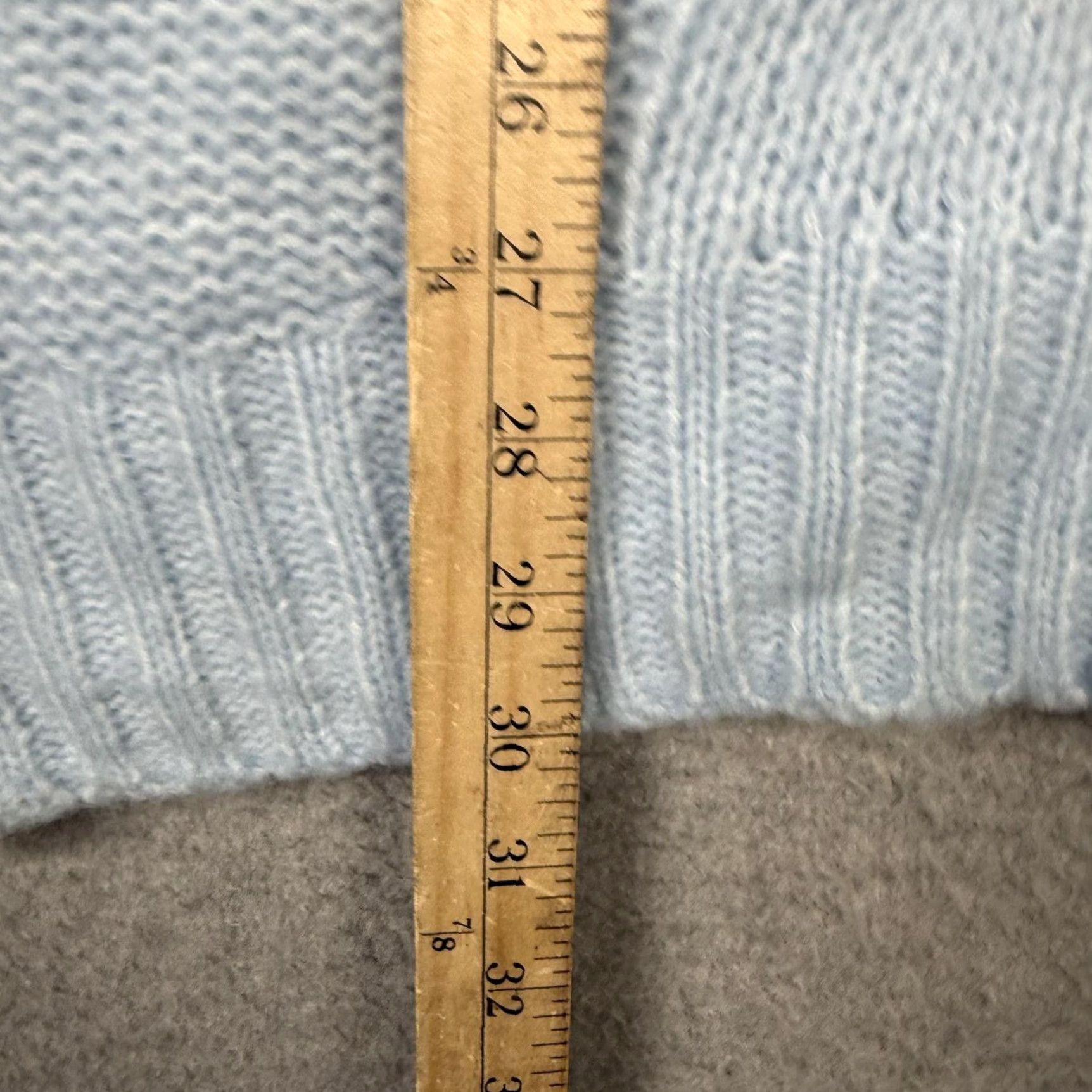 Vintage Aerie Women's Pullover Sweater Knit Blue Wool Acrylic Oversized Size M Size M / US 6-8 / IT 42-44 - 6 Thumbnail