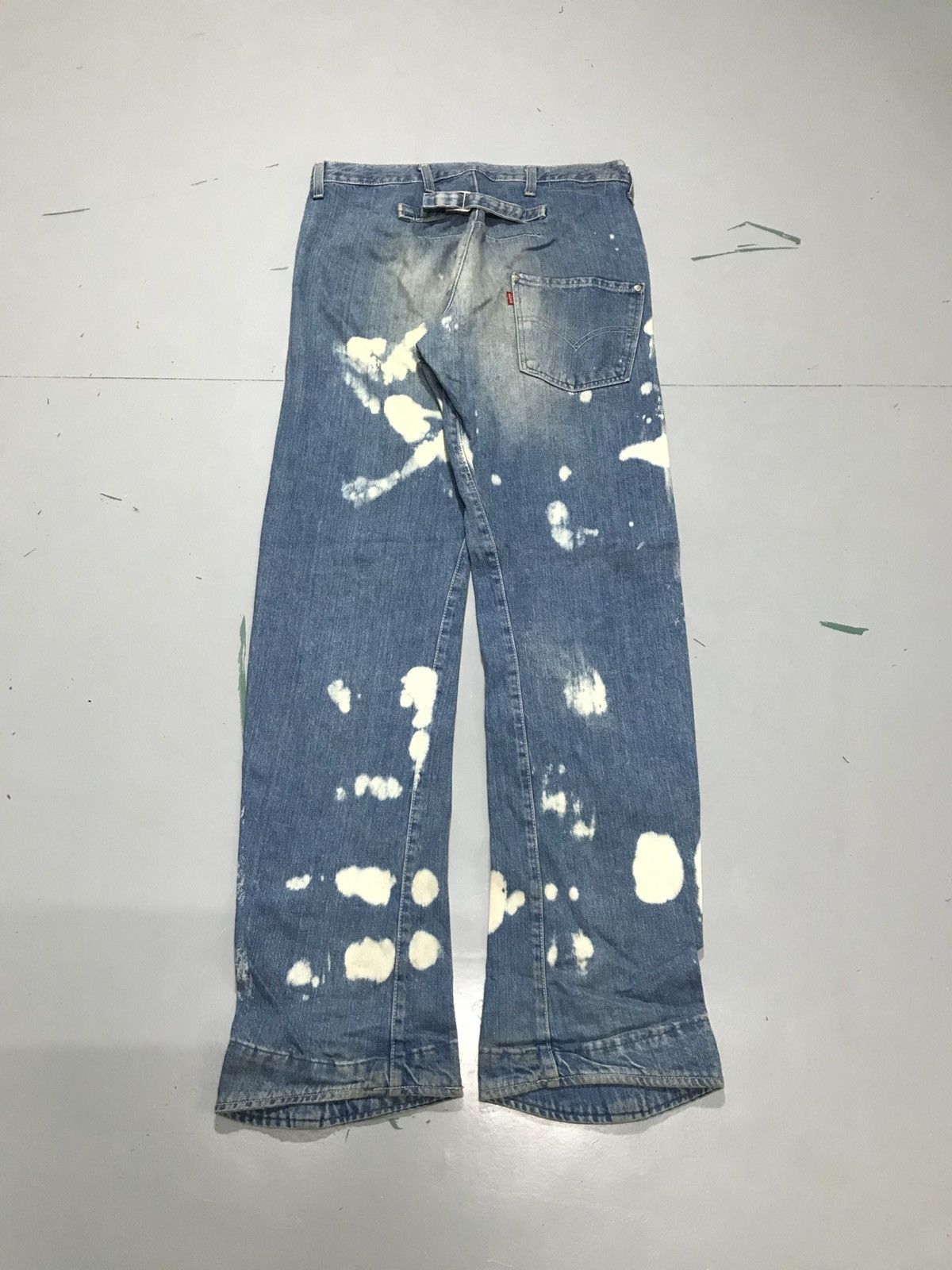 Levi's Vintage Levi’s buckle belt bleached denim Size US 34 / EU 50 - 2 Thumbnail