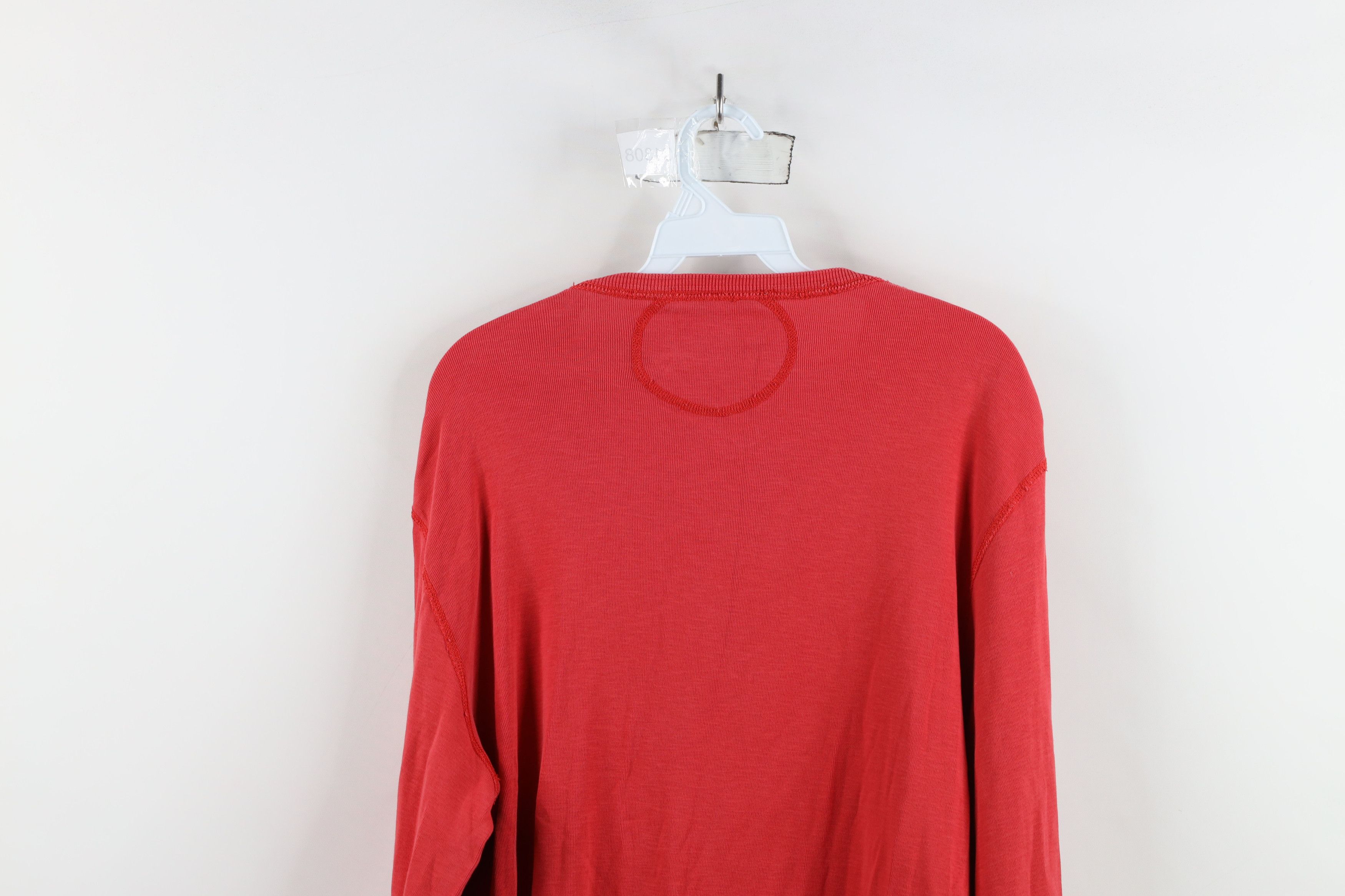 Ralph Lauren × Vintage Vintage 90s Ralph Lauren Ribbed Long Sleeve Henley T-Shirt Size US L / EU 52-54 / 3 - 11 Thumbnail