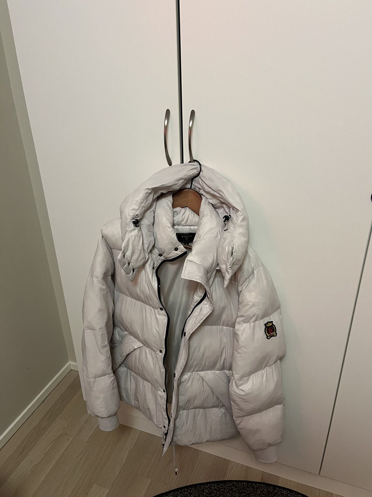 SikSilk White Sik Silk -pufferjacket Size US S / EU 44-46 / 1 - 1 Thumbnail