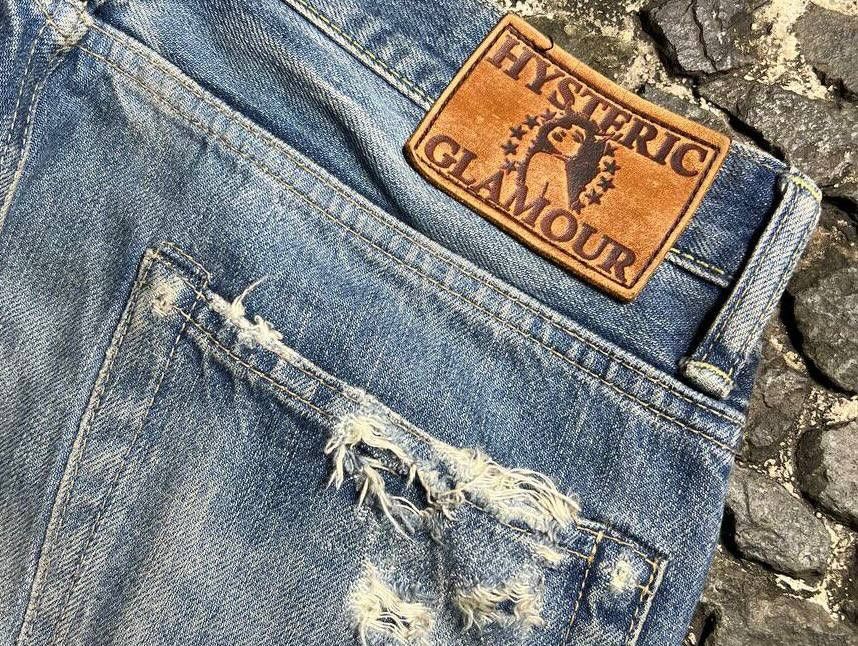 Hysteric Glamour Hysteric Glamour - Studded Tattered Denim Size US 30 / EU 46 - 7 Thumbnail