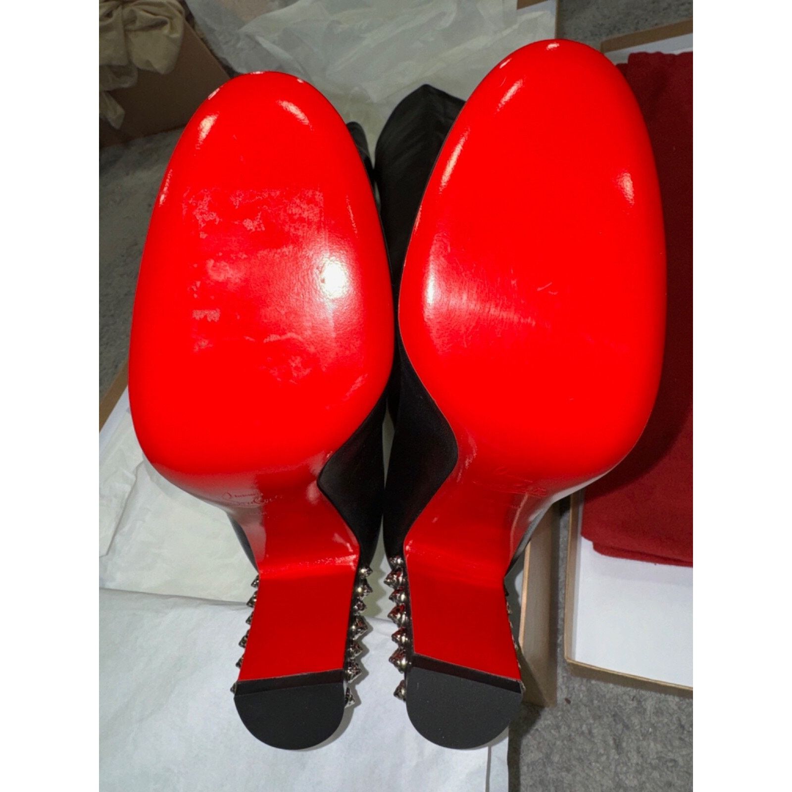 Christian Louboutin Christian Louboutin Study Stretch 85 Black Nappa Leather Size US 6 / IT 36 - 15 Thumbnail