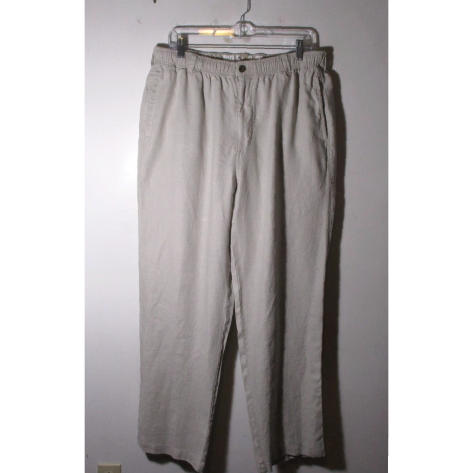Vintage **Men's 28 Palms Beige Tan Drawstring 100% Linen Pants Size 34/36 XL** User: Men's 28 Palms Beige Tan Drawstring 100% Linen Pants Size 34/36 XL Size US 36 / EU 52 - 2 Thumbnail