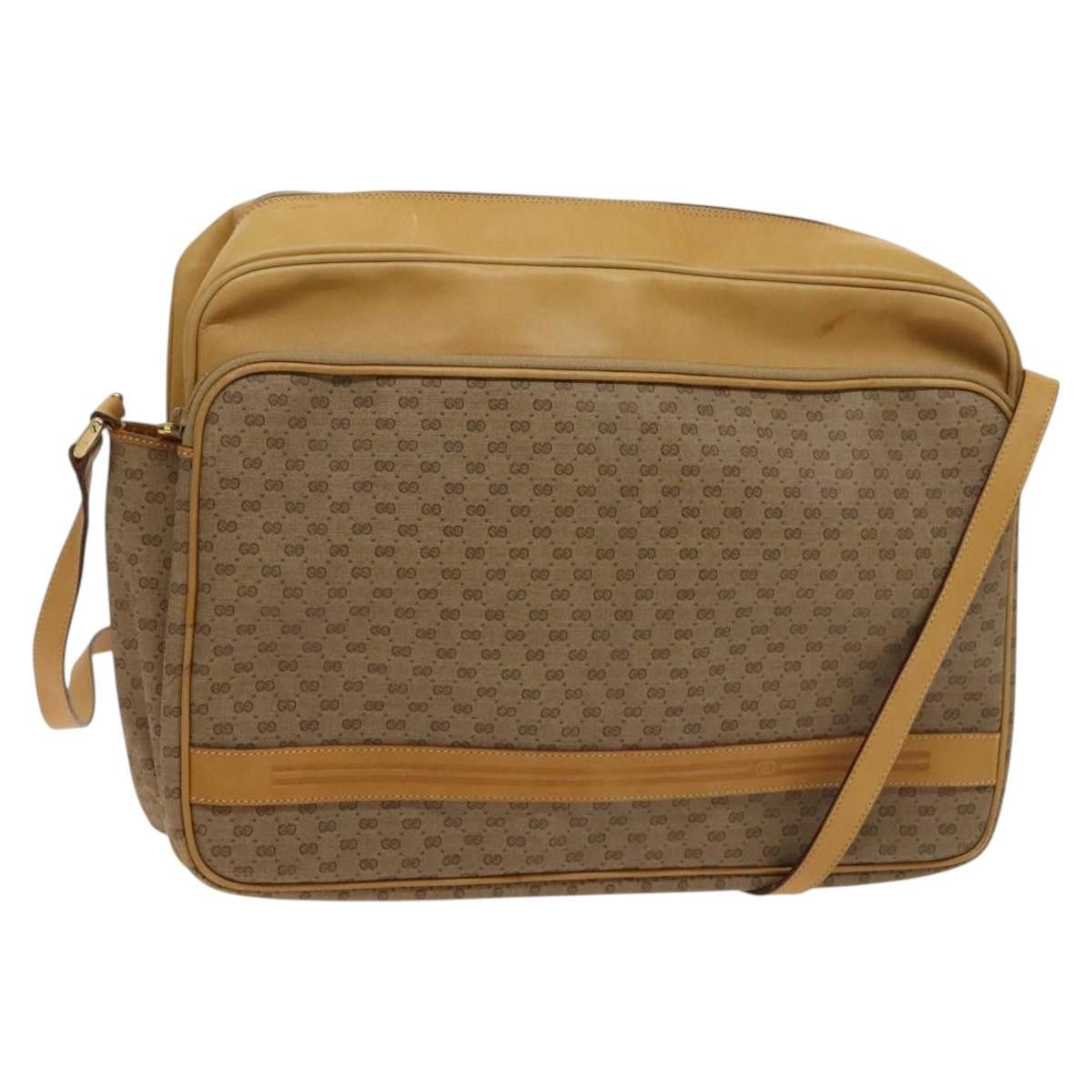 Gucci GUCCI Micro GG Supreme Shoulder Bag Pvc Beige Gold 02 37 02 Size ONE SIZE - 1 Thumbnail